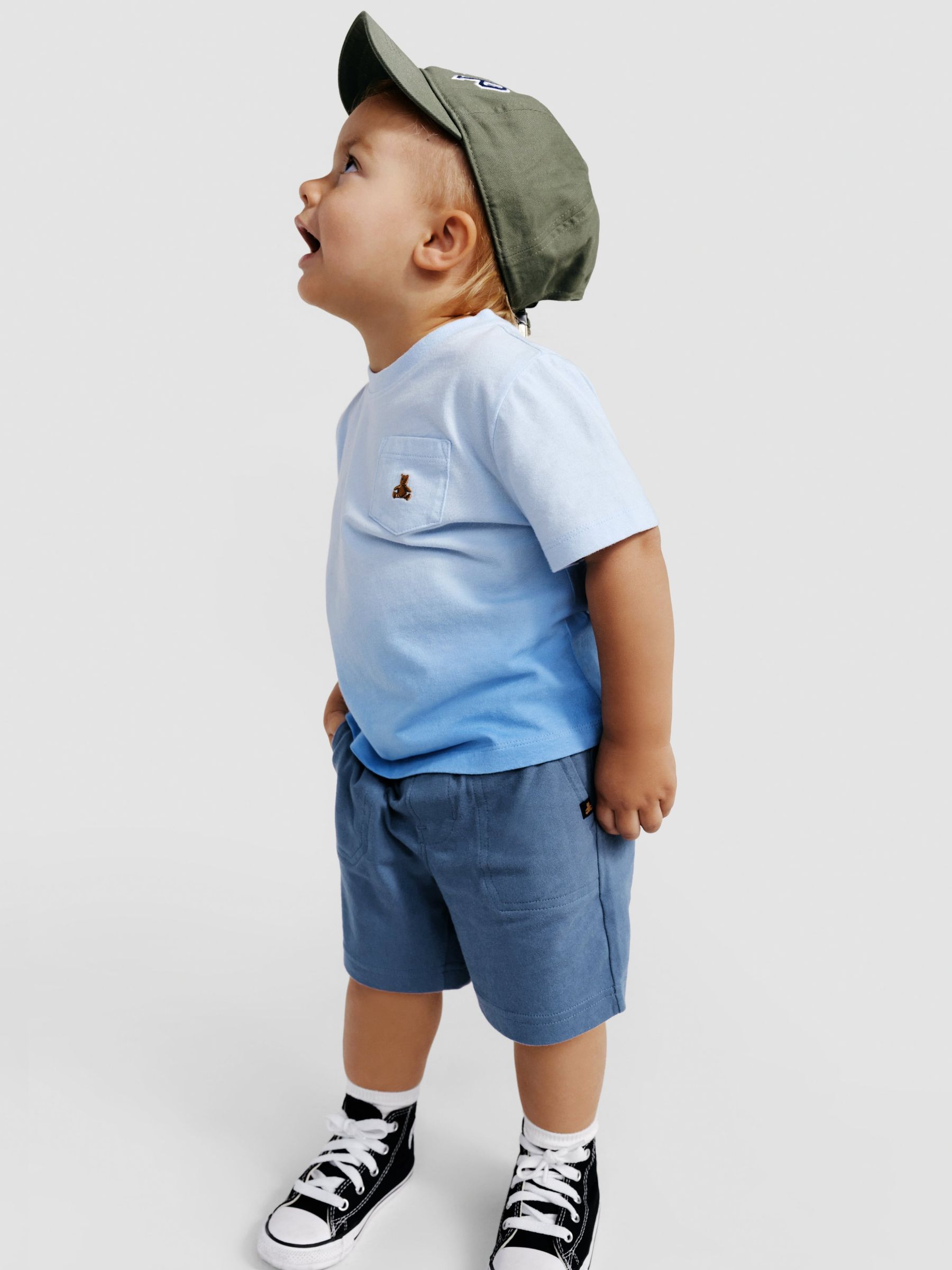 Blue Short Sleeve Crew Neck T-Shirt (Newborn-5yrs) - Image 2 of 6