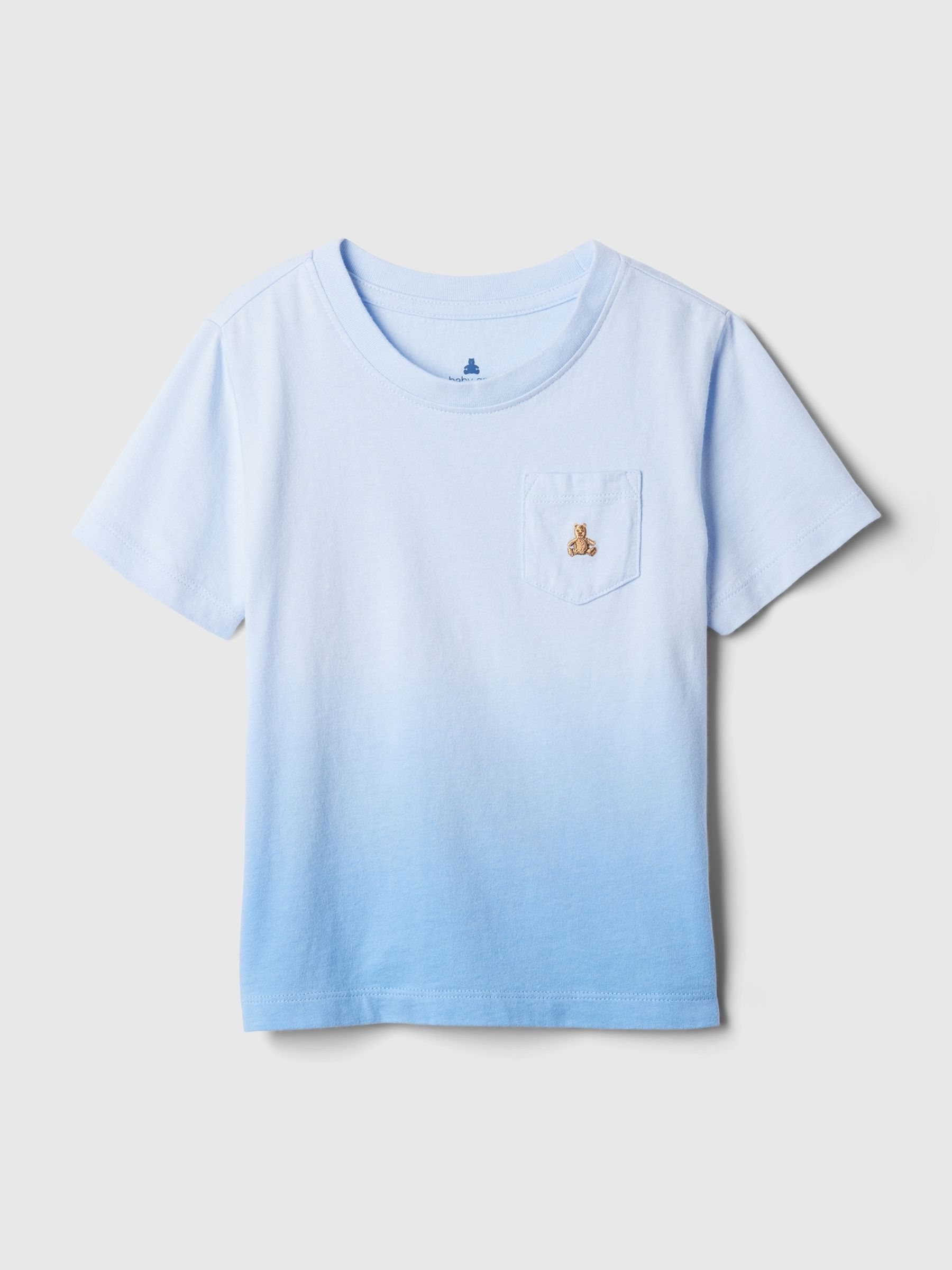Blue Short Sleeve Crew Neck T-Shirt (Newborn-5yrs) - Image 4 of 6