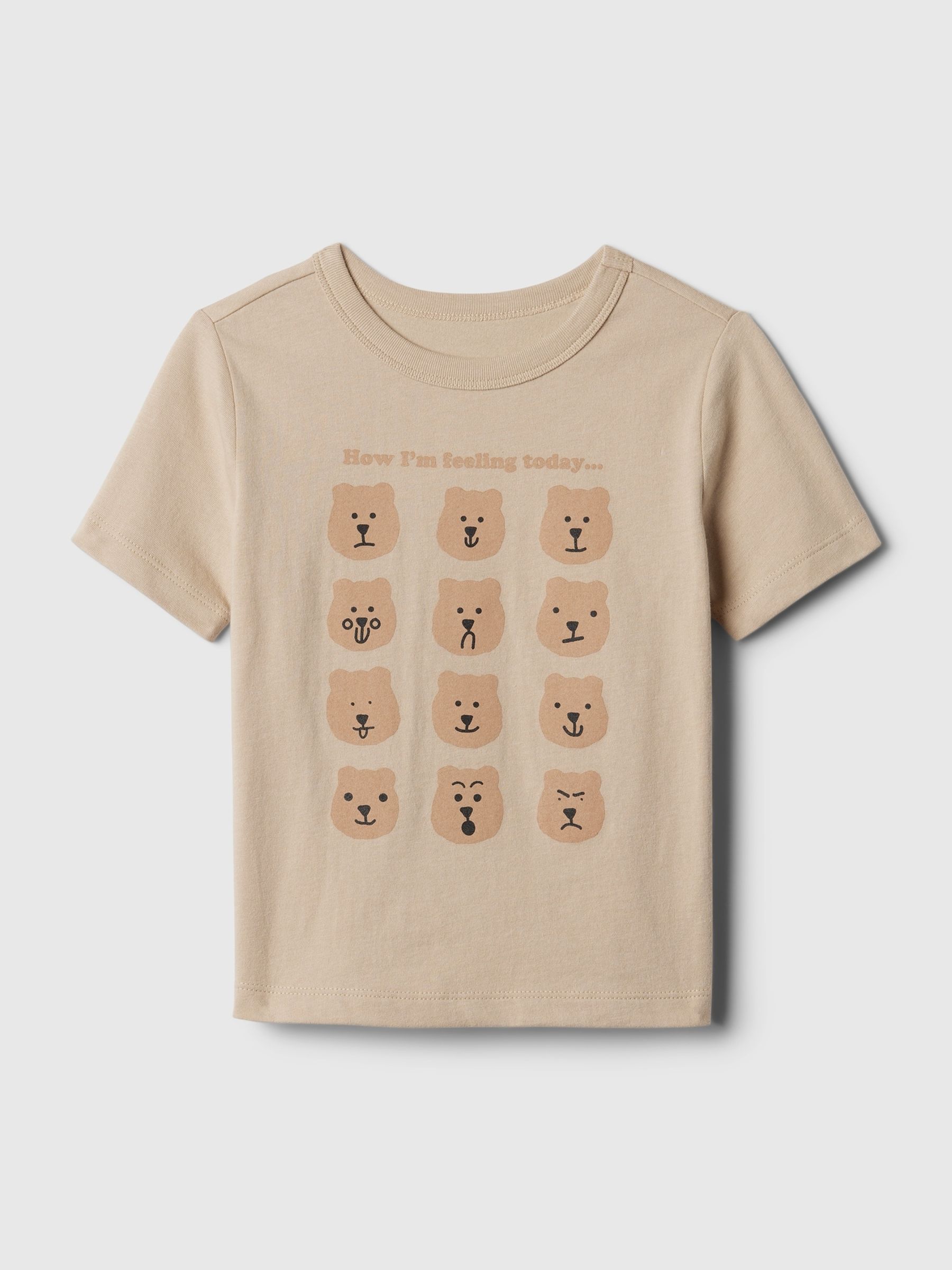 Brown Graphic Short Sleeve Crew Neck T-Shirt (Newborn-5yrs) - Image 1 of 1