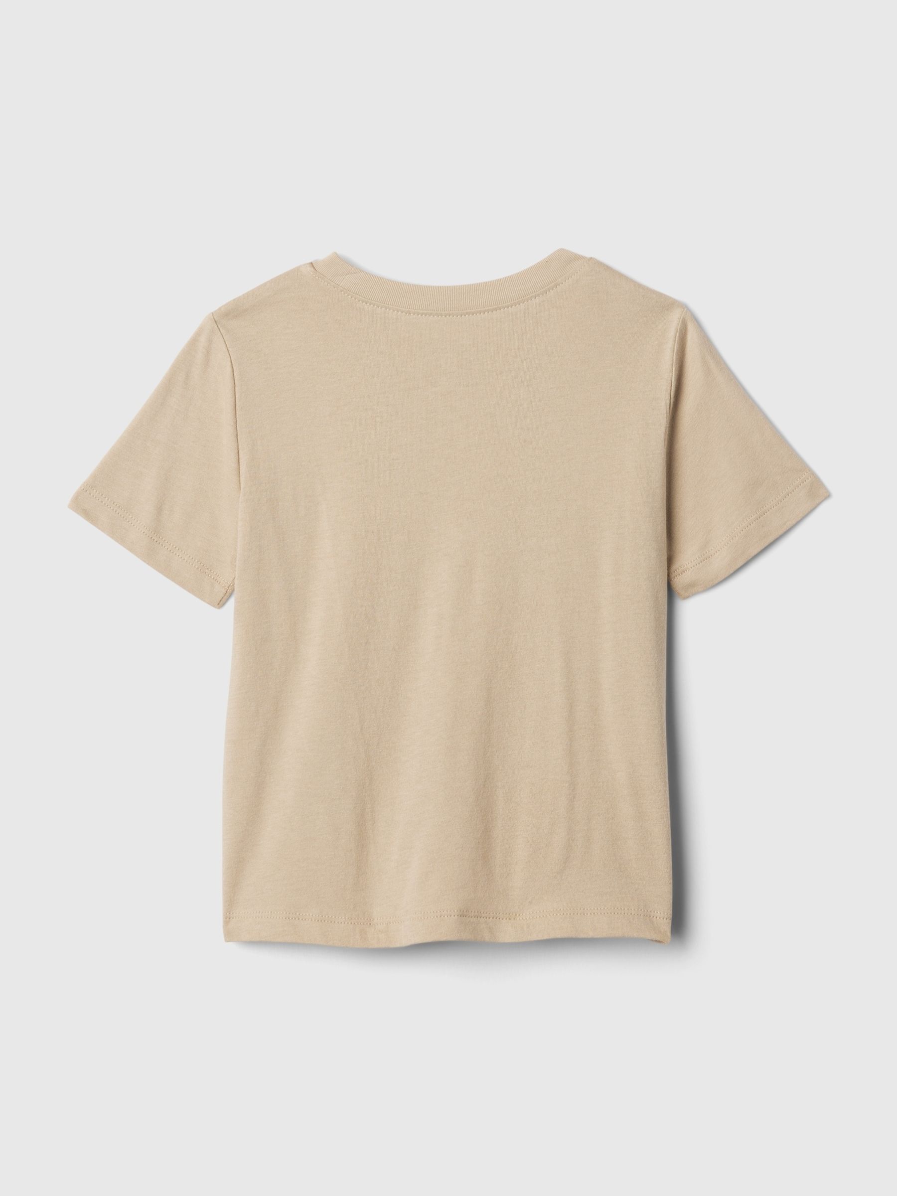 Neutral Floral Logo Crew Neck Short Sleeve T-Shirt (Newborn-5yrs) - Image 2 of 3