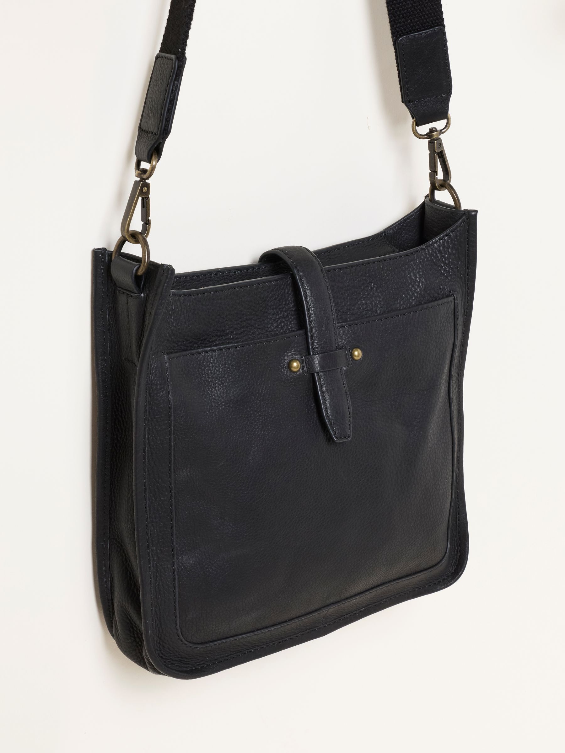 Black Mila Leather Crossbody Bag - Image 5 of 5