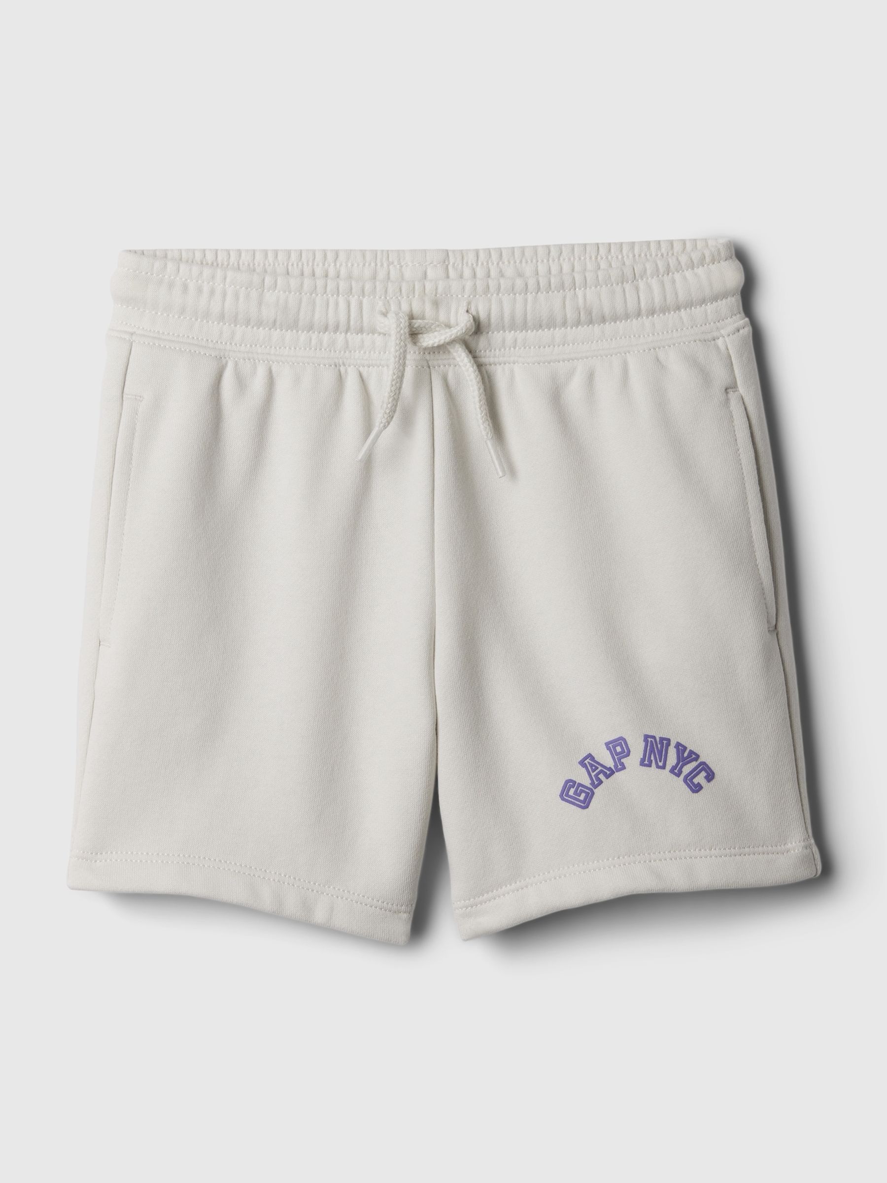 White Pull On Logo Jogger Shorts (6mths-5yrs) - Image 1 of 1