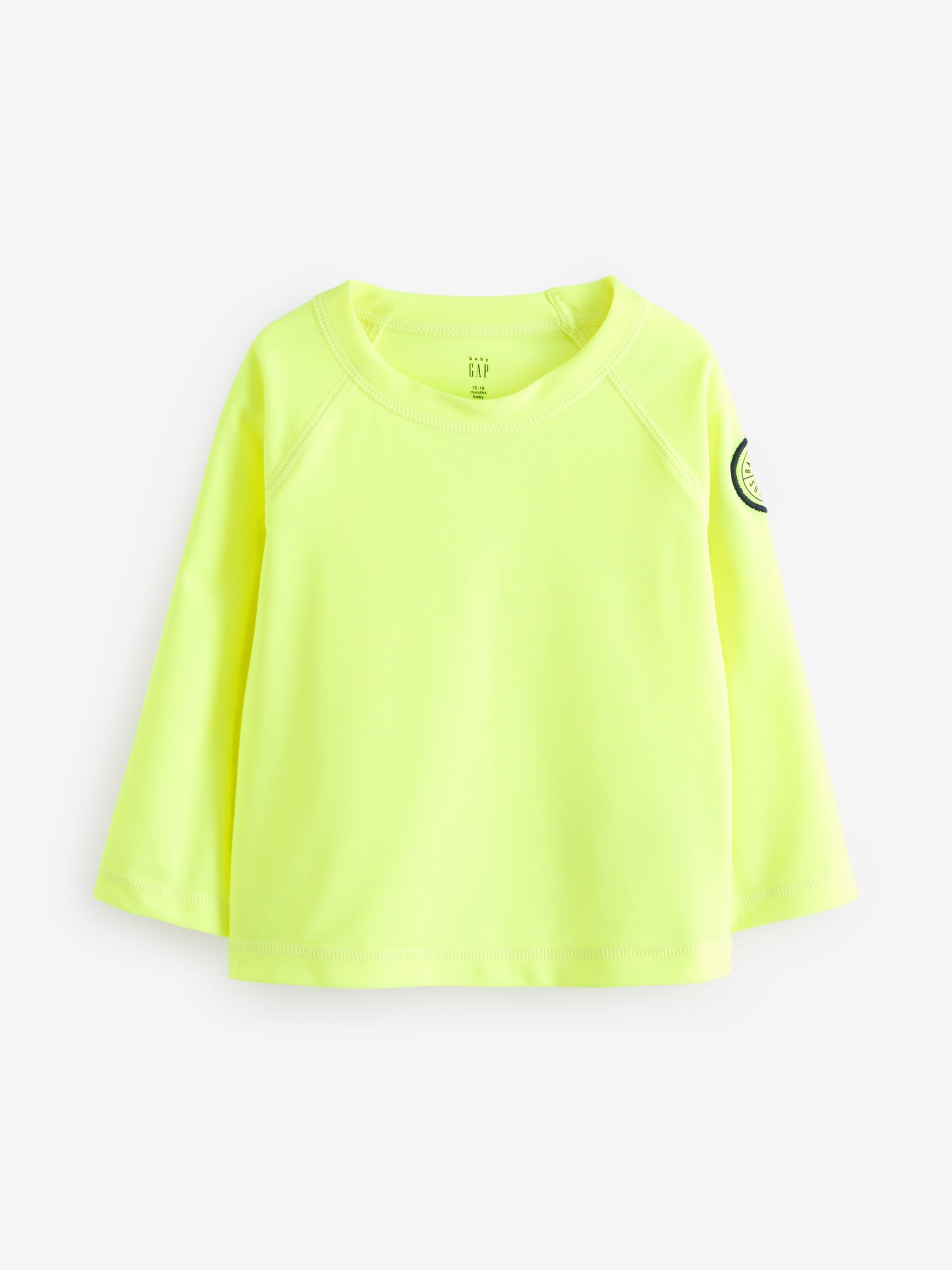 Yellow Long Sleeve Baby Rash Vest (6mths-5yrs) - Image 1 of 1