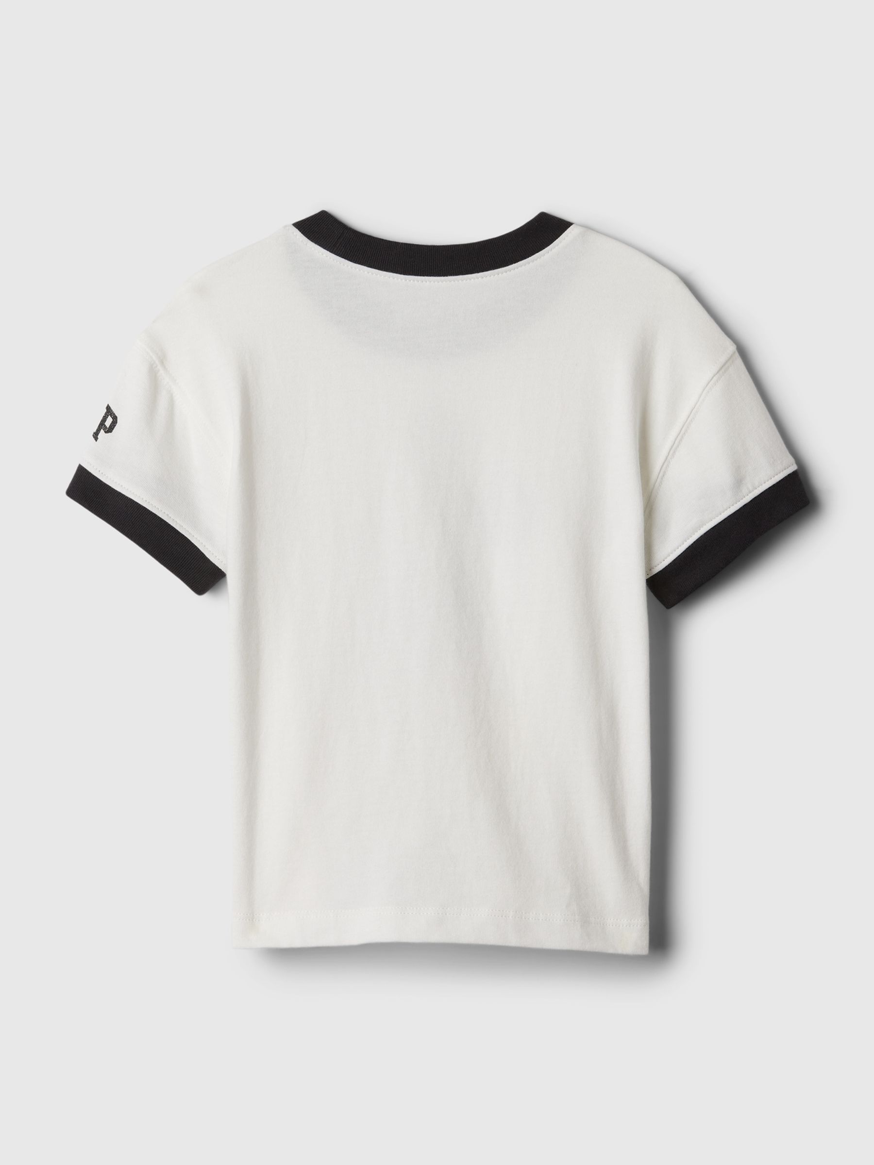 White Disney Mickey Mouse Graphic Short Sleeve Crew Neck T-Shirt (6mths-5yrs) - Image 2 of 3