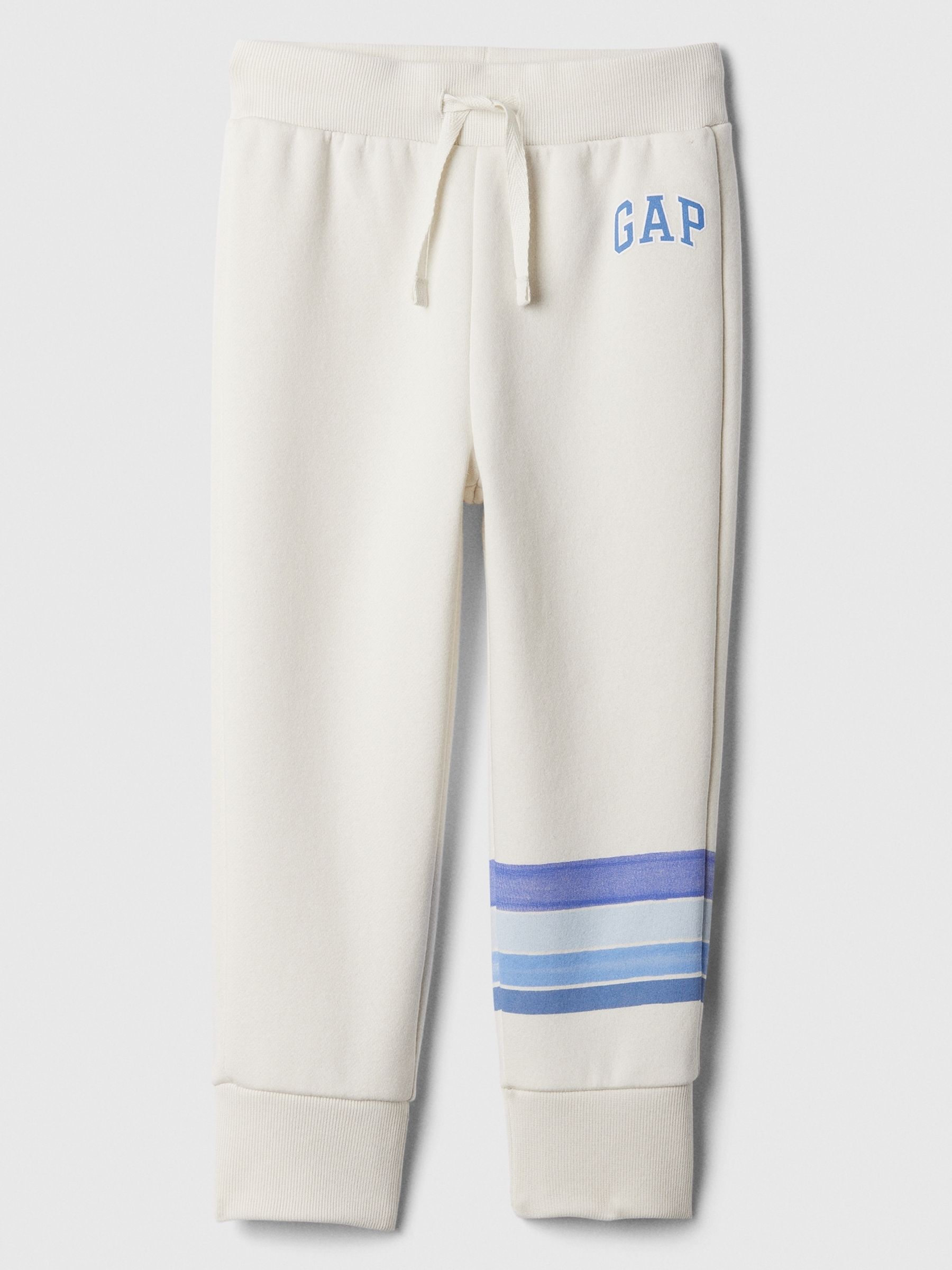 White Logo Pull On Joggers (3mths-5yrs) - Image 1 of 2