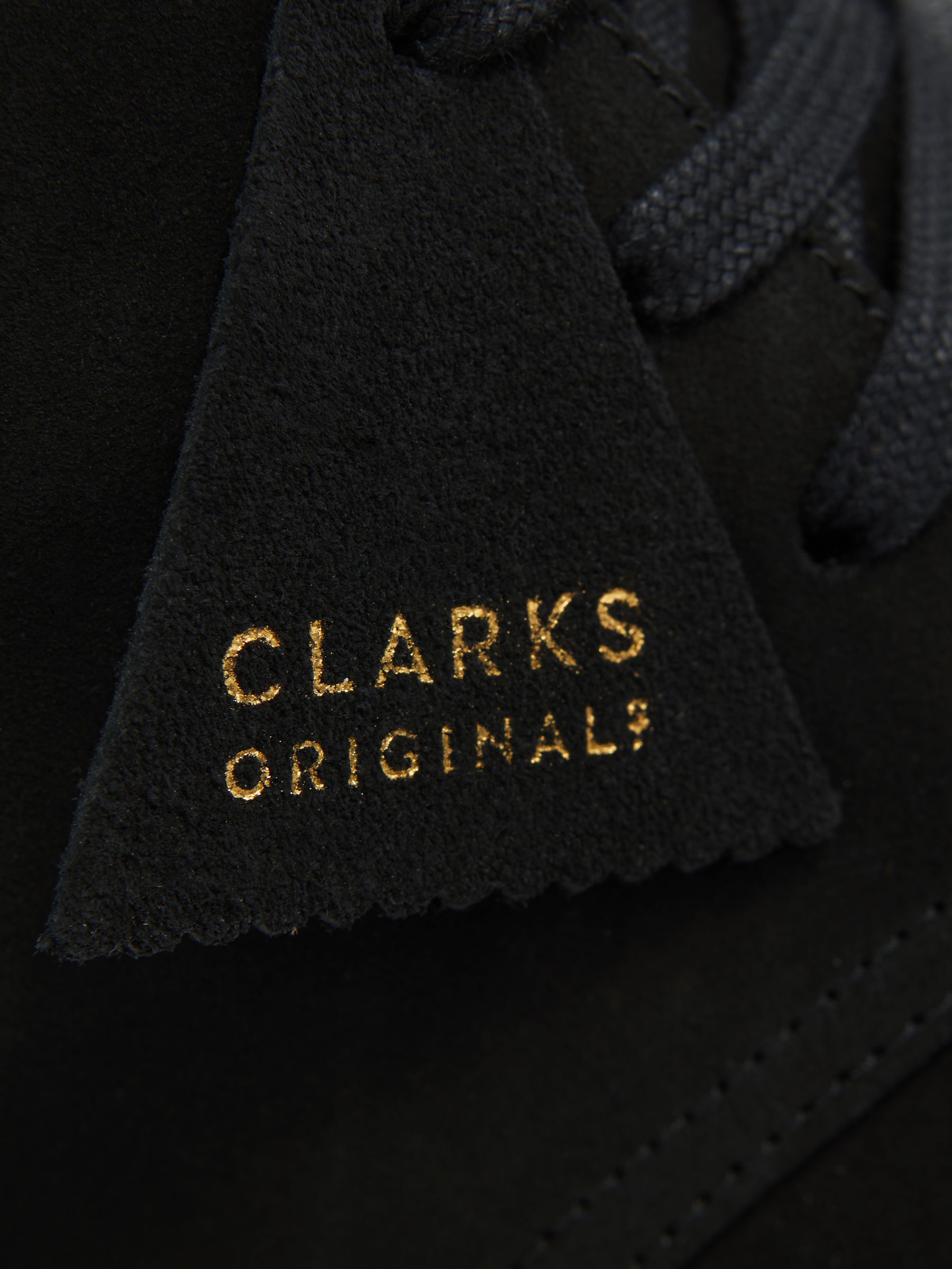 Clarks Originals Suede Desert Boots in Black - Image 6 of 6