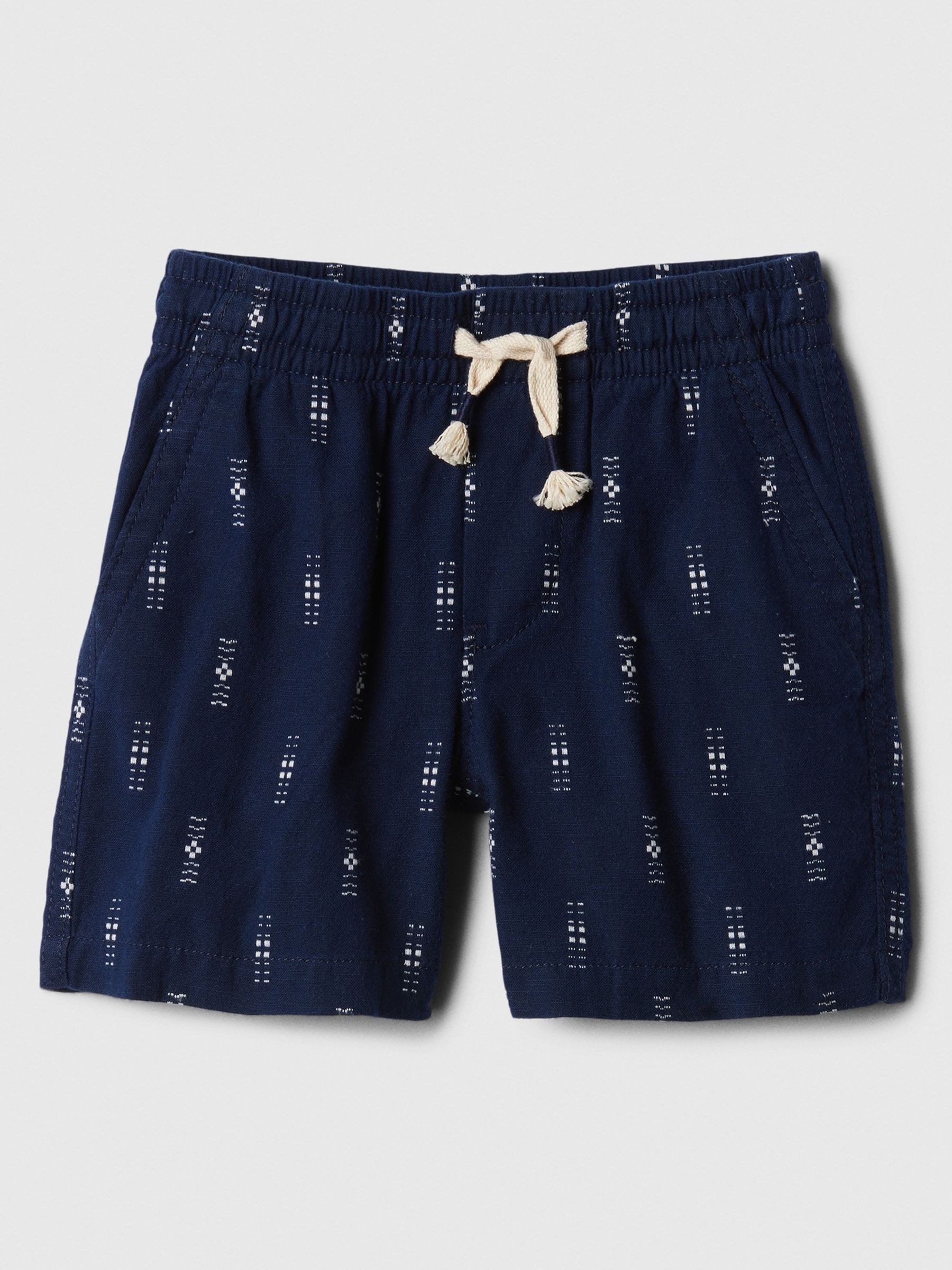 Navy Blue Cotton Easy Pull On Baby Short (Newborn-5yrs) - Image 1 of 1