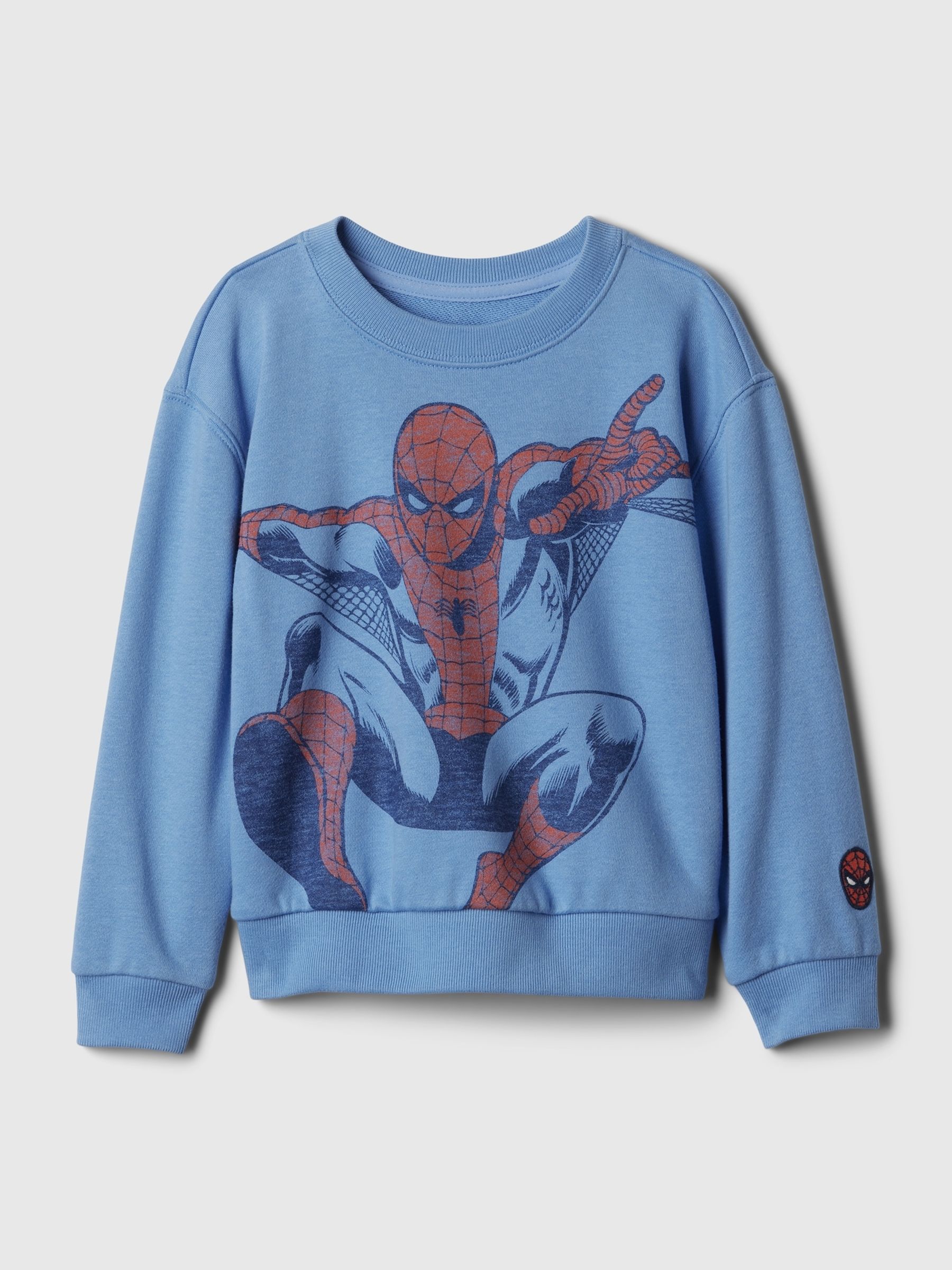 Blue Marvel Graphic Sweatshirt (6mths-5yrs) - Image 1 of 3