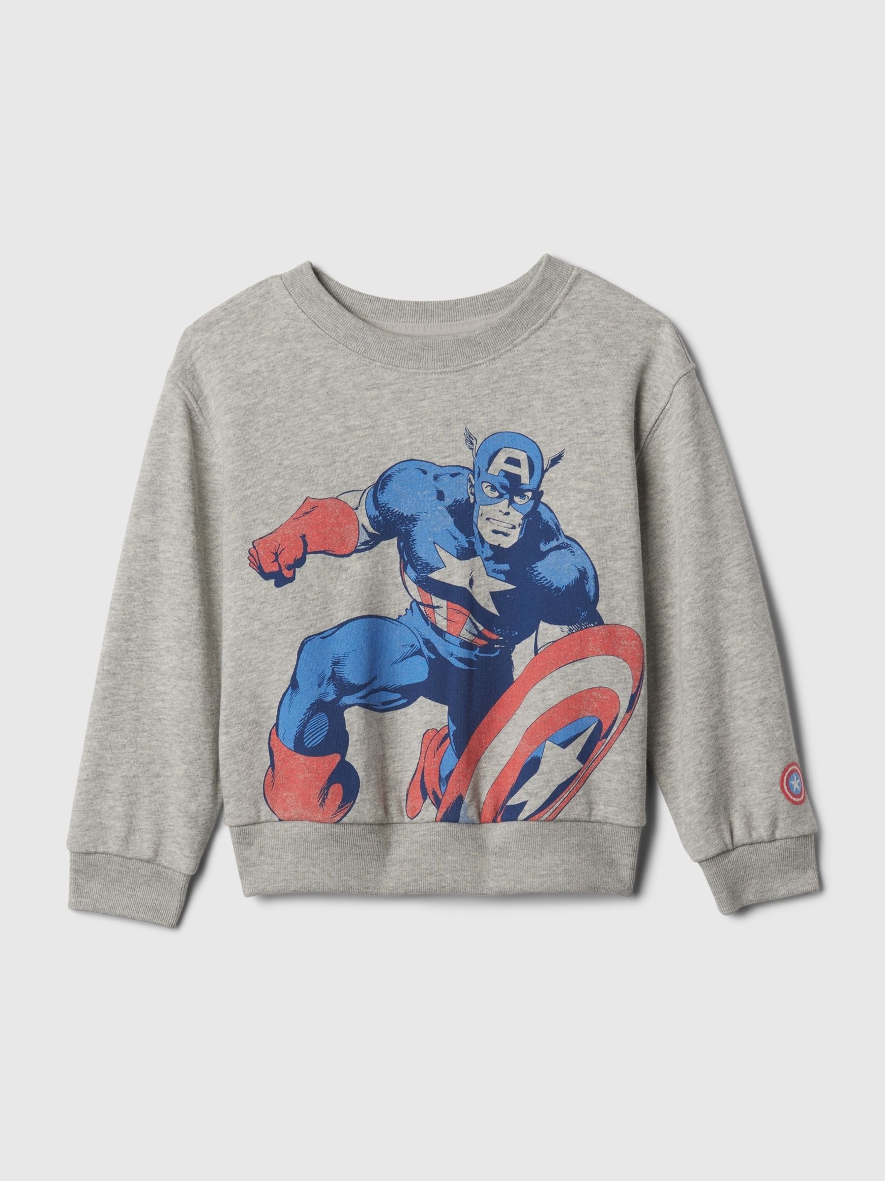 Grey Marvel Graphic Sweatshirt (6mths-5yrs) - Image 1 of 1