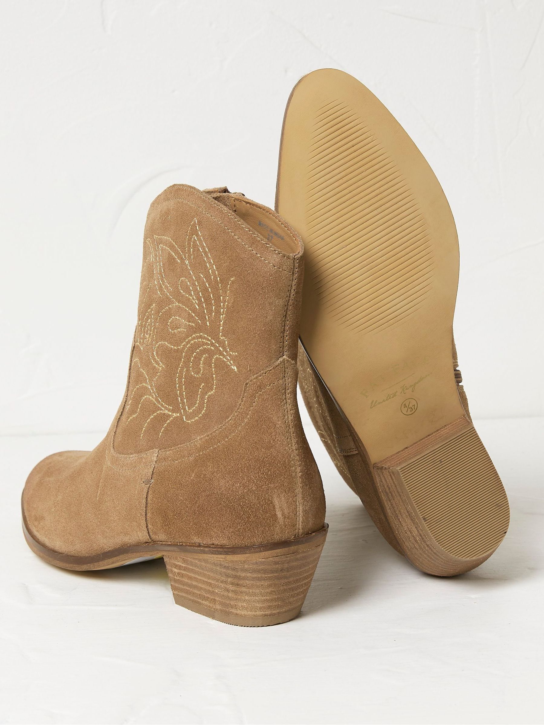Brown Western Ankle Boots - Image 2 of 4