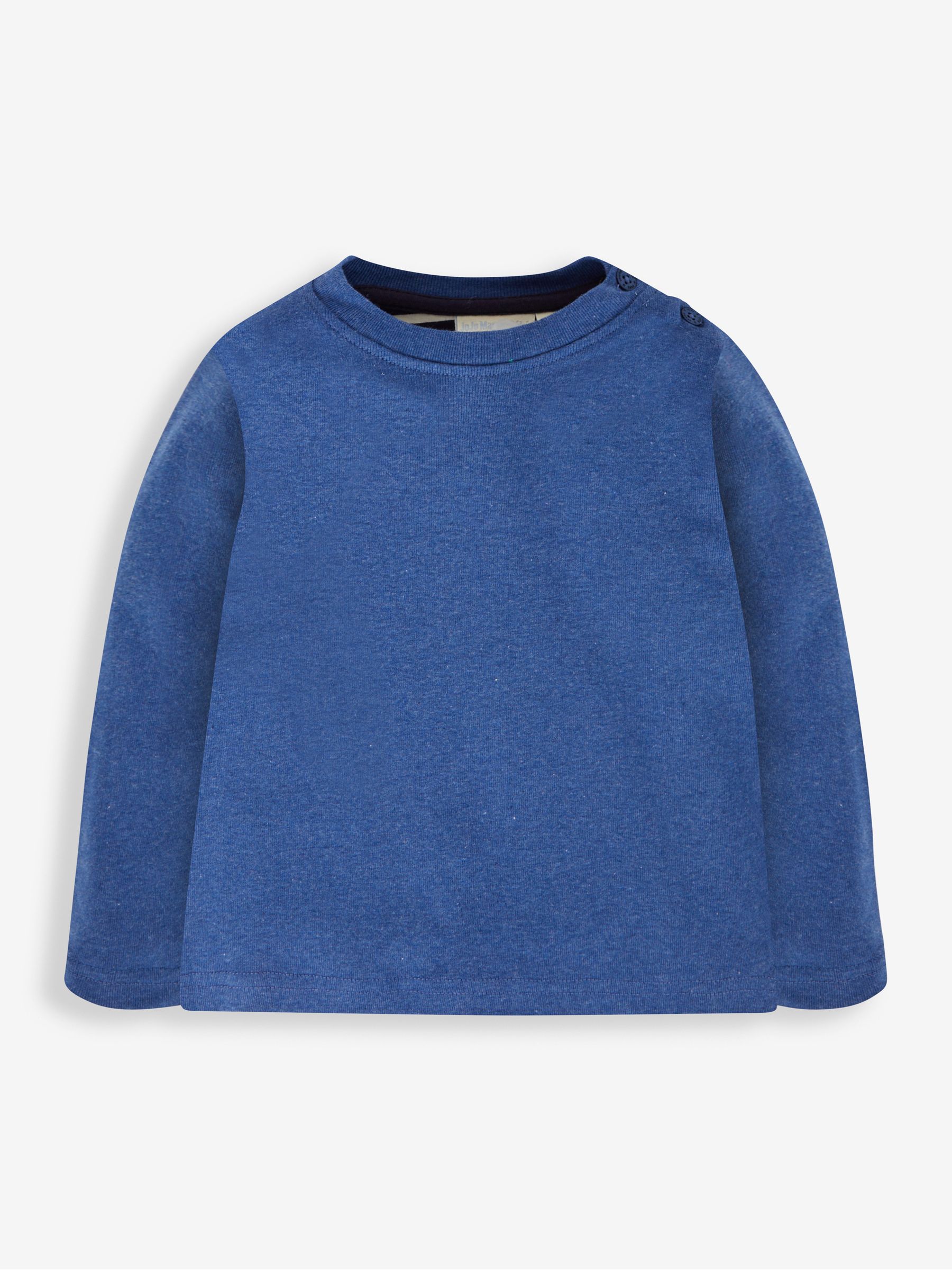 Denim Blue & Khaki Green 2-Pack Plain Long Sleeved Tops - Image 2 of 7