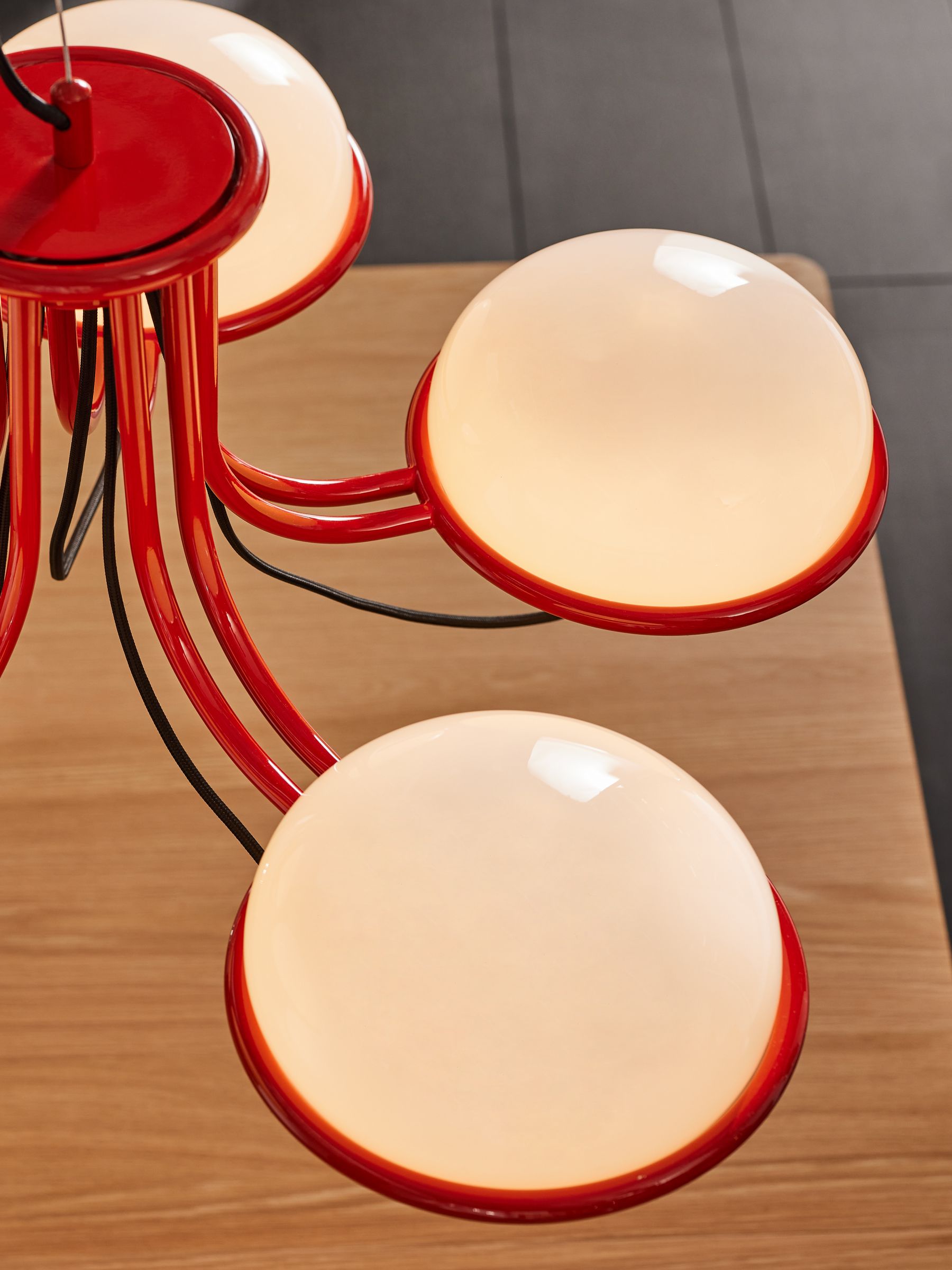 5 Light Chandelier Piper Light in Red - Image 2 of 4