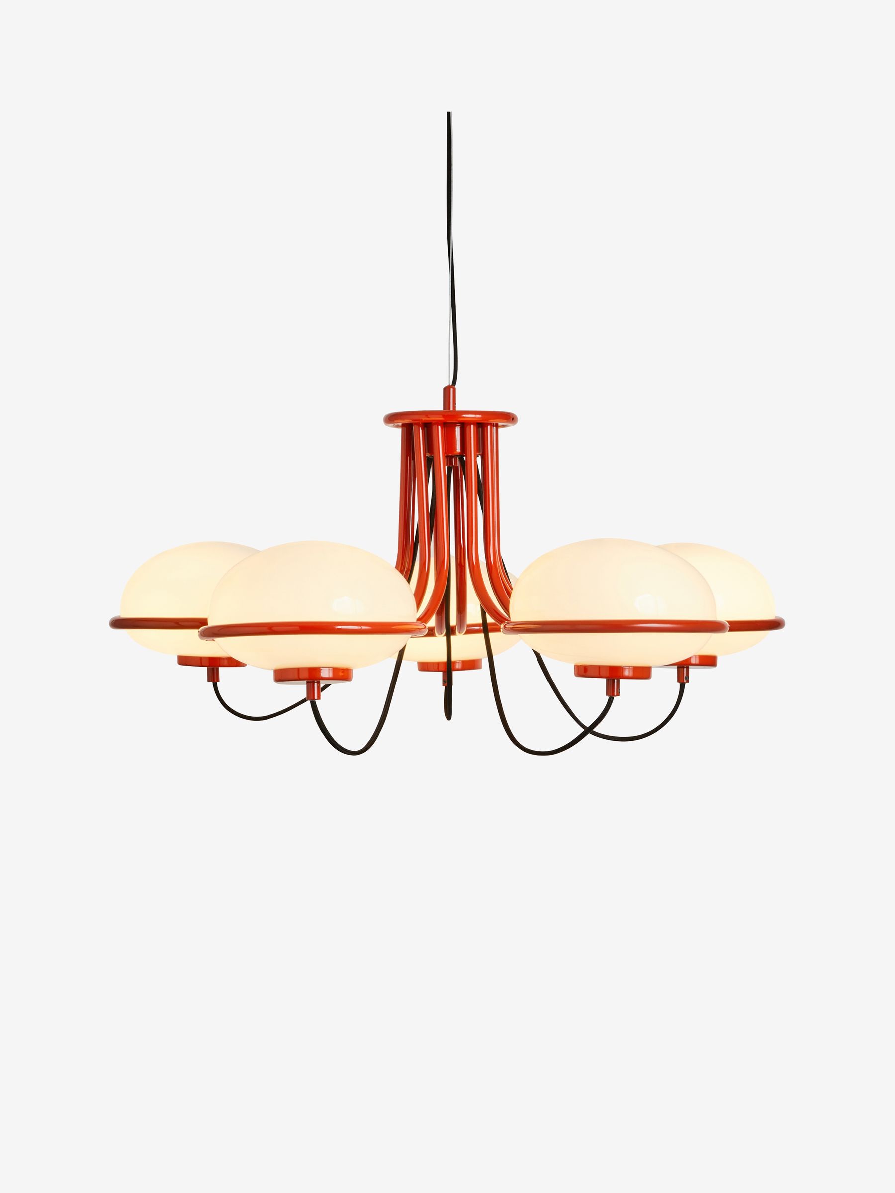 5 Light Chandelier Piper Light in Red - Image 4 of 4