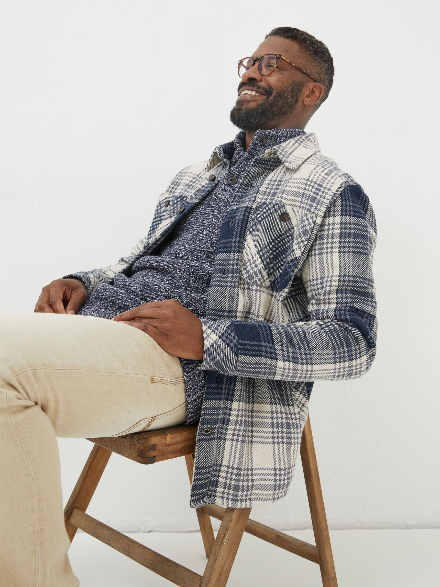 Blue Ryton Ombre Overshirt - Image 3 of 7