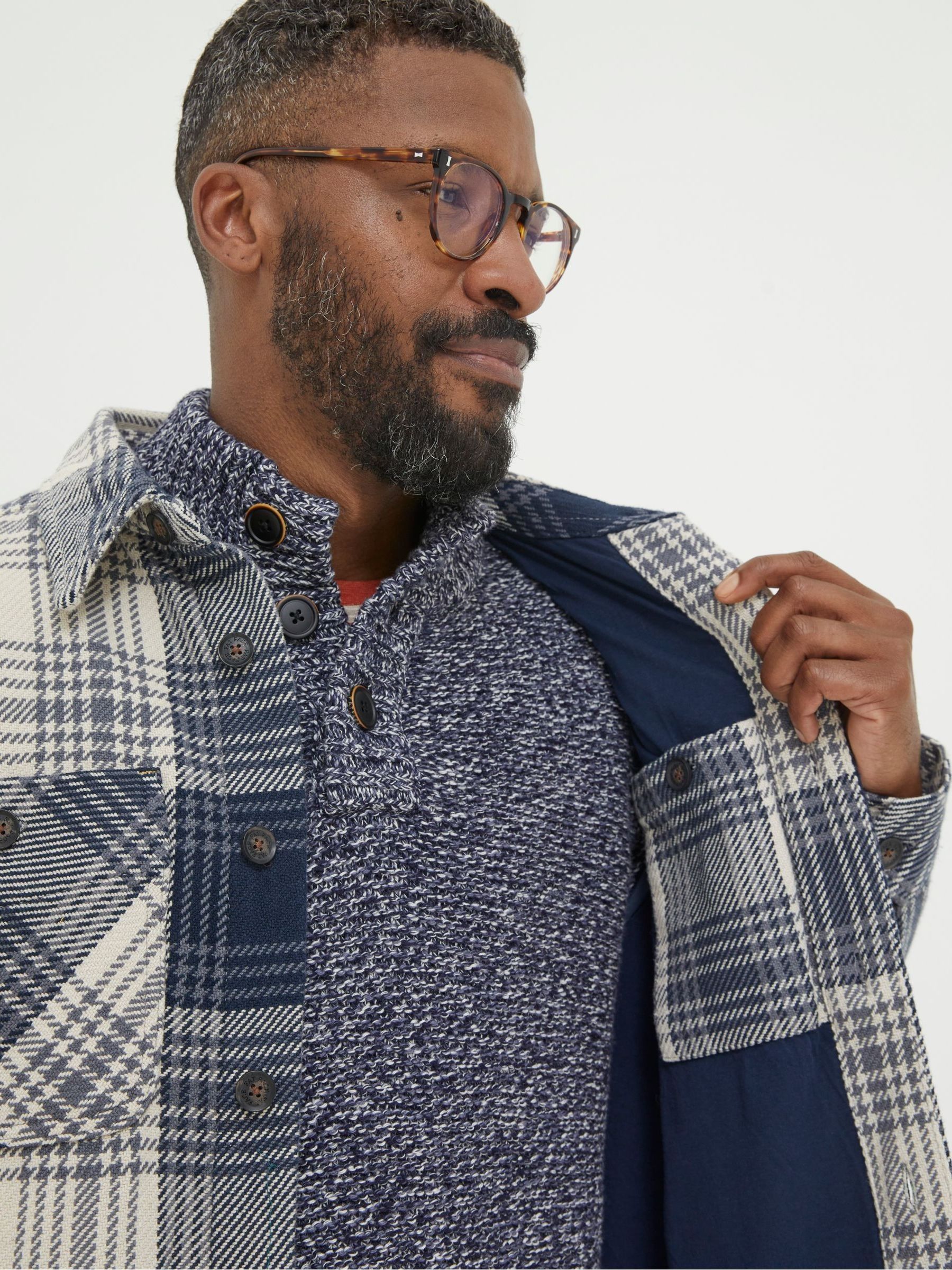 Blue Ryton Ombre Overshirt - Image 5 of 7