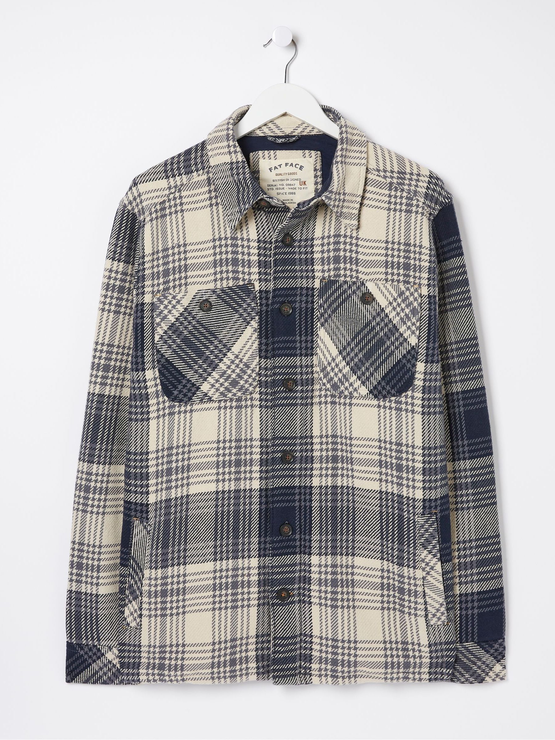 Blue Ryton Ombre Overshirt - Image 7 of 7