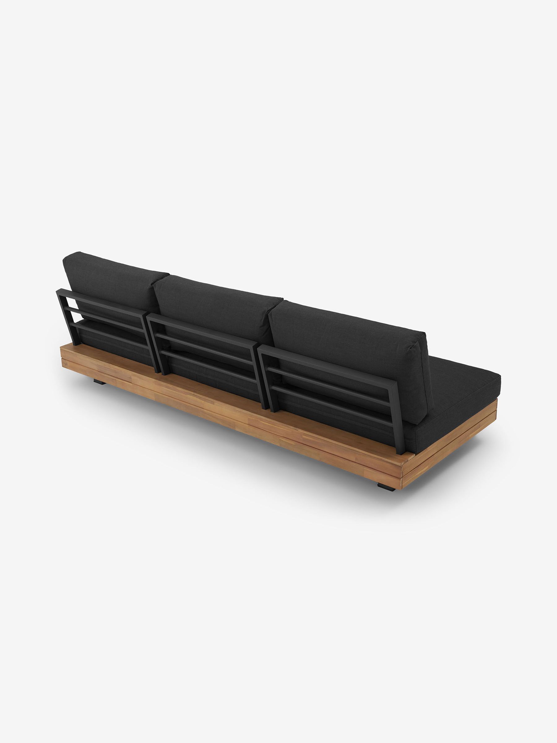 Avarna Garden 3 Seater Sofa in Grey - Image 3 of 4