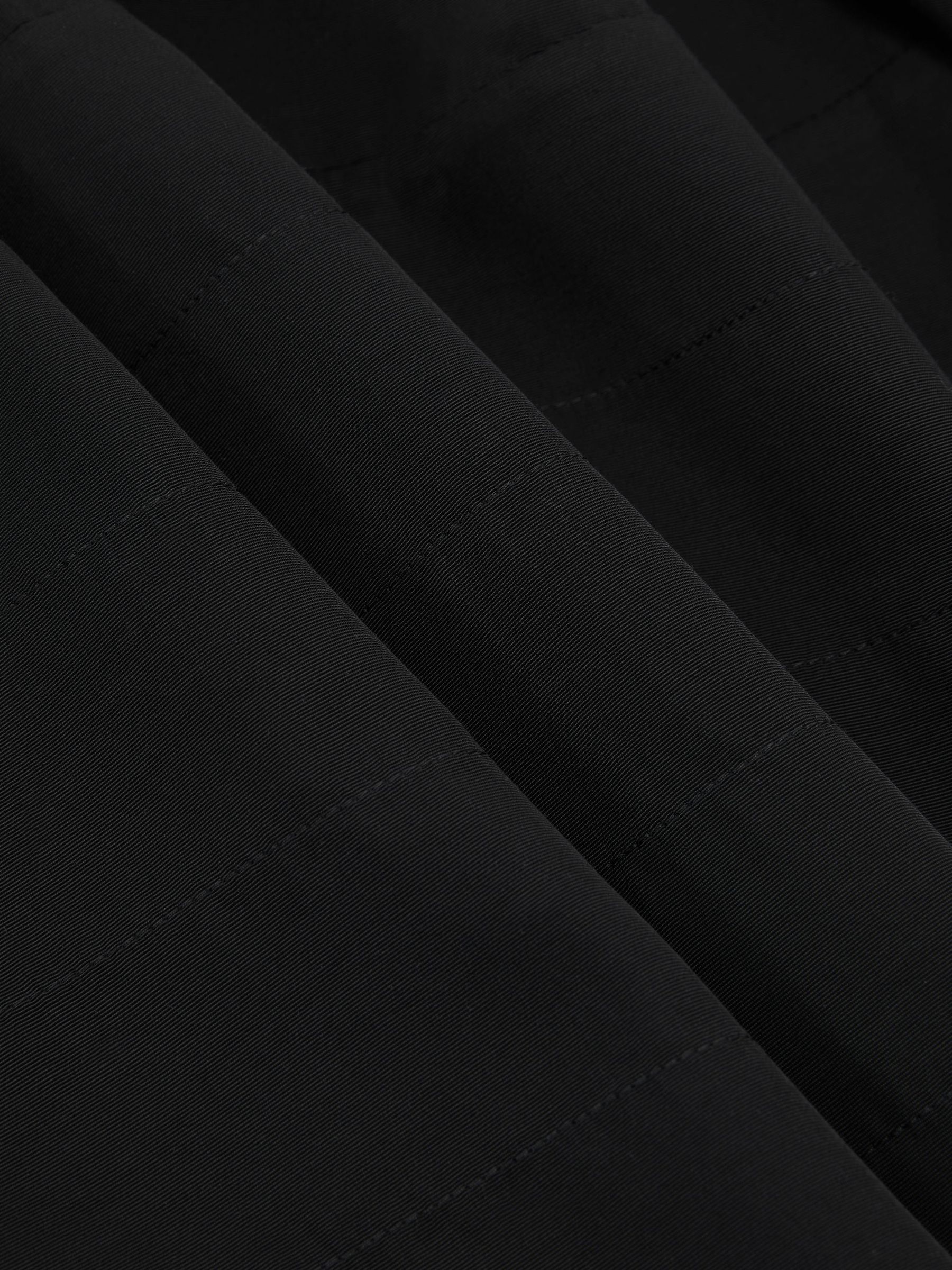 High-Low Hem Contrast Maxi Skirt in Black - Image 8 of 8