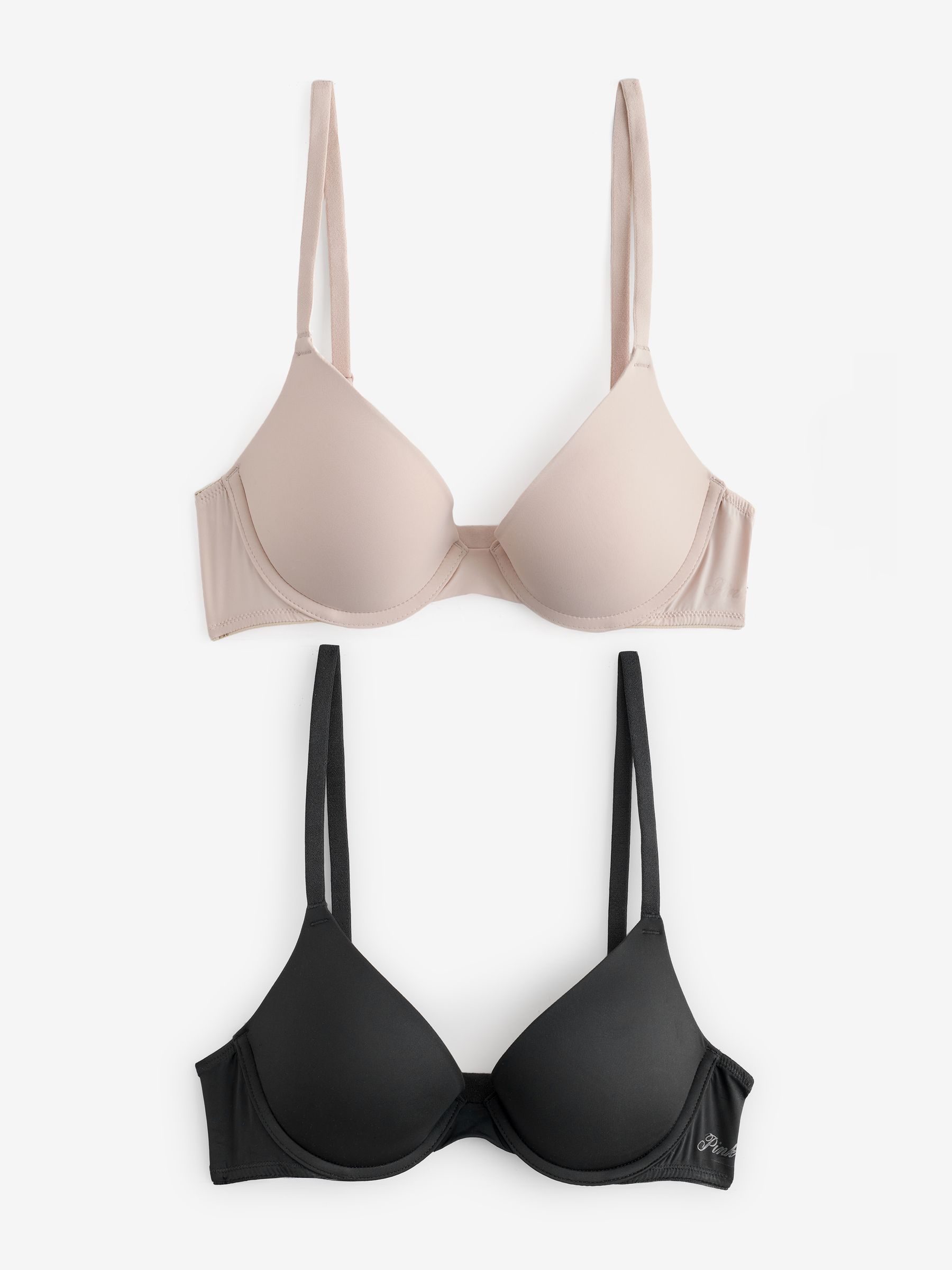 Marzipan Nude/Black Lightly Lined 2 Pack Bra - Image 1 of 7
