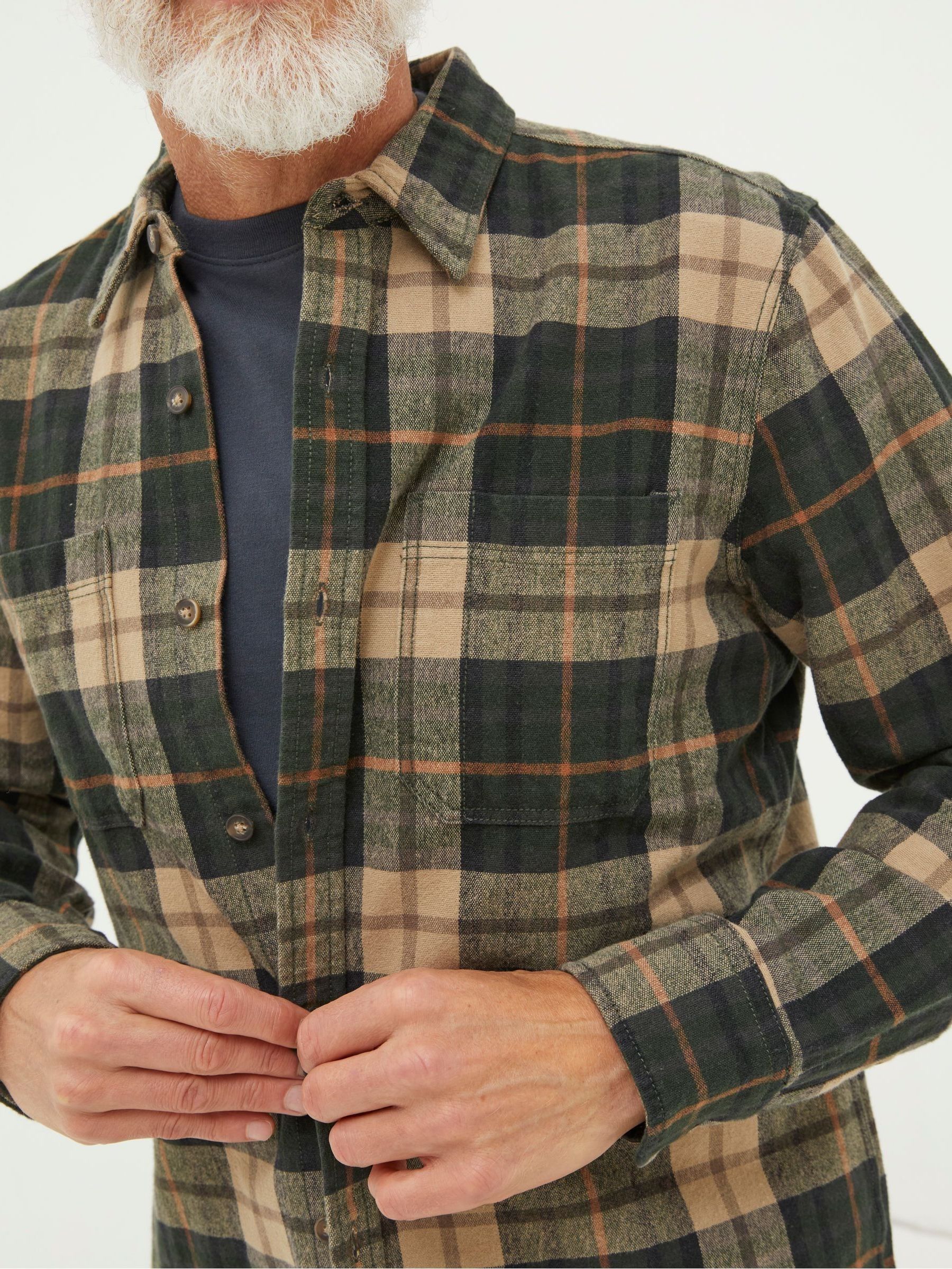 Green Blake Check Shirt - Image 3 of 5