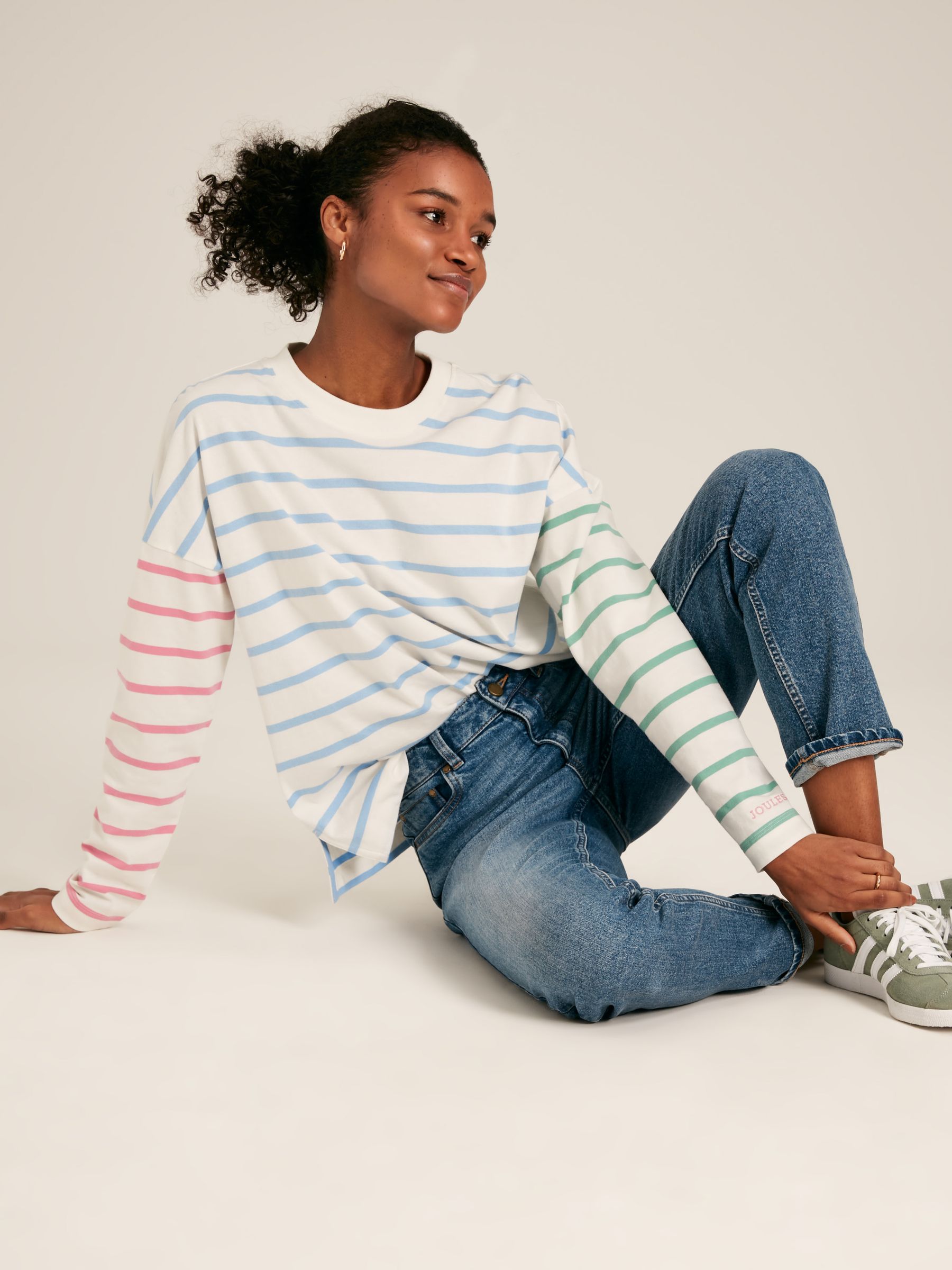 Ellie Multi Long Sleeve Jersey Top - Image 2 of 4