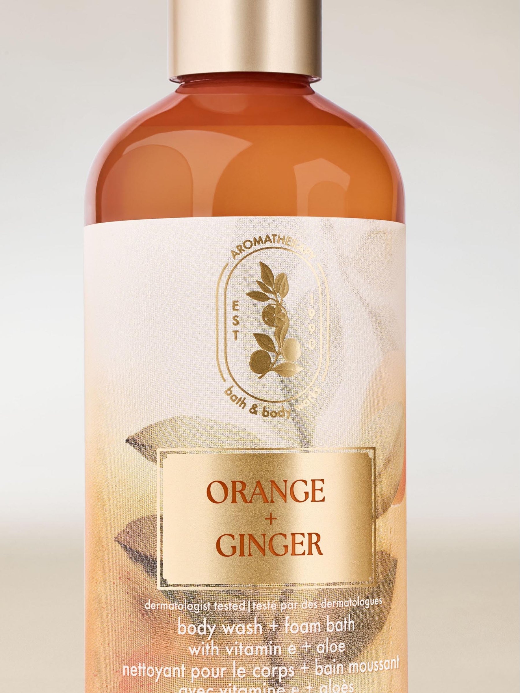 Orange Ginger Body Wash & Foam Bath 295ml - Image 2 of 3
