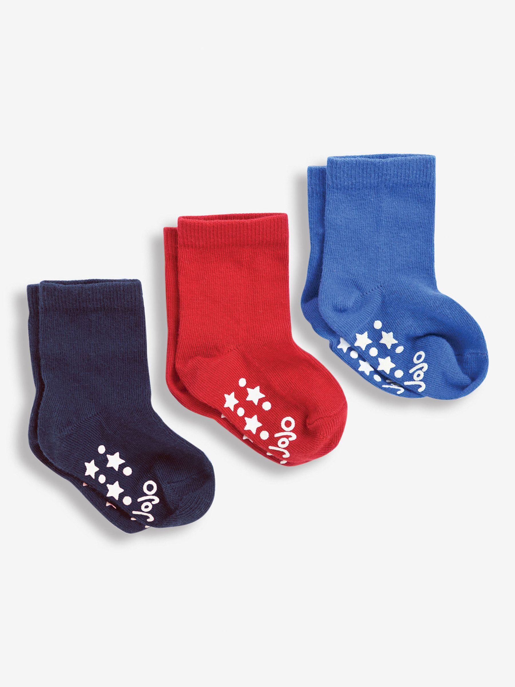 Navy 3-Pack Short Cotton Socks - Image 1 of 1