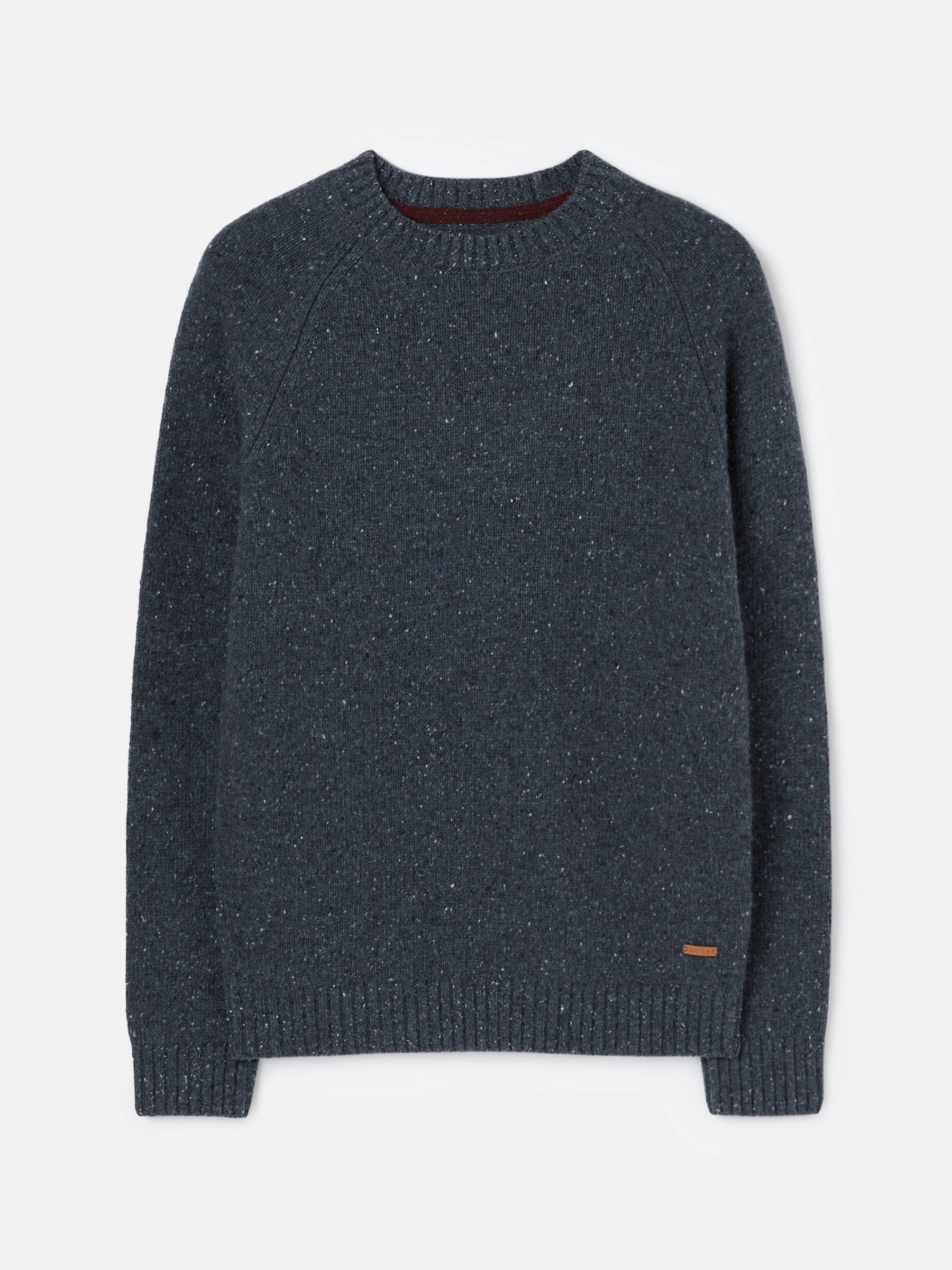 Glenbay Blue Crew Neck Knitted Jumper - Image 6 of 7