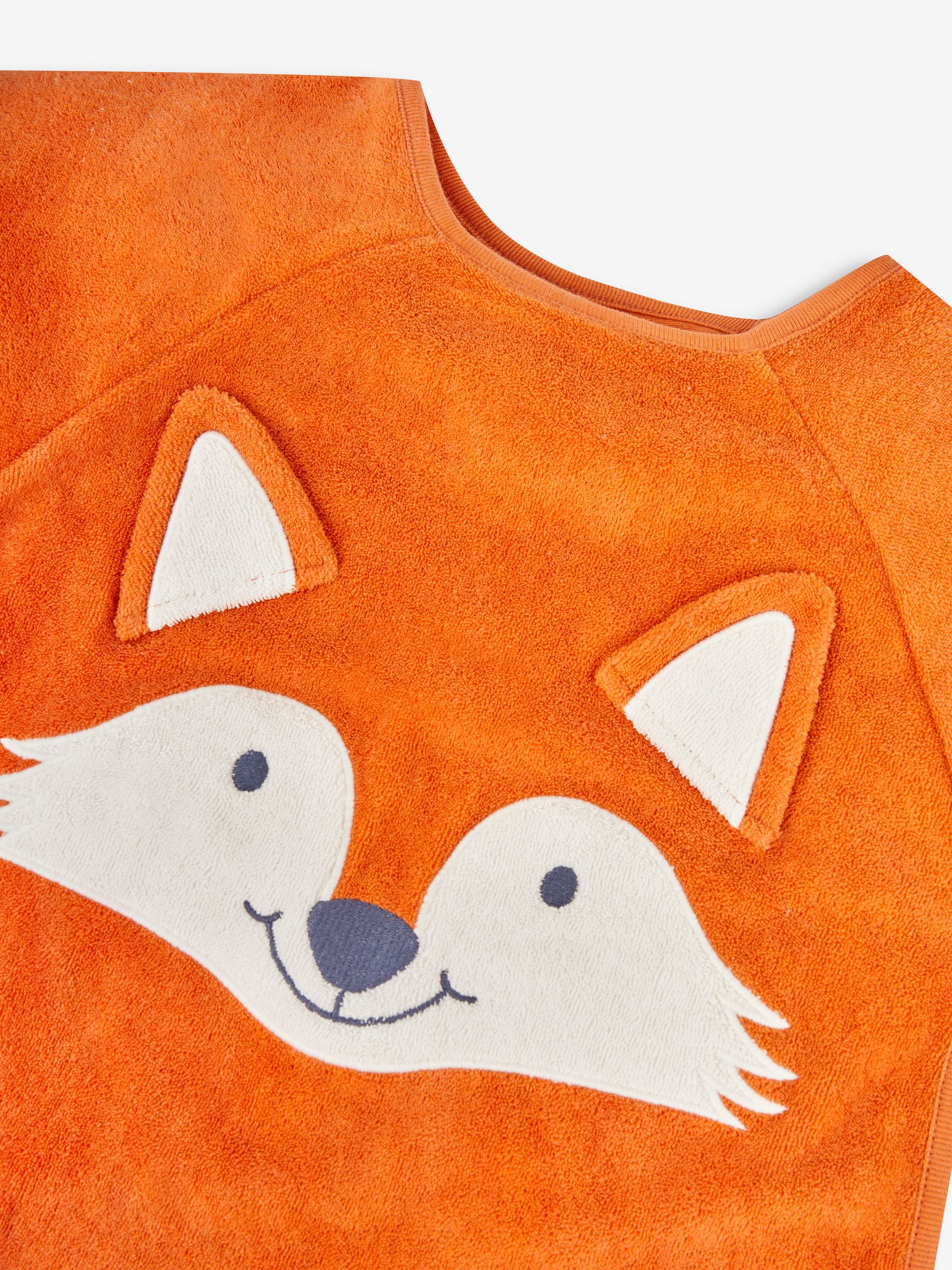 Orange Fox Towelling Bib - Image 3 of 3