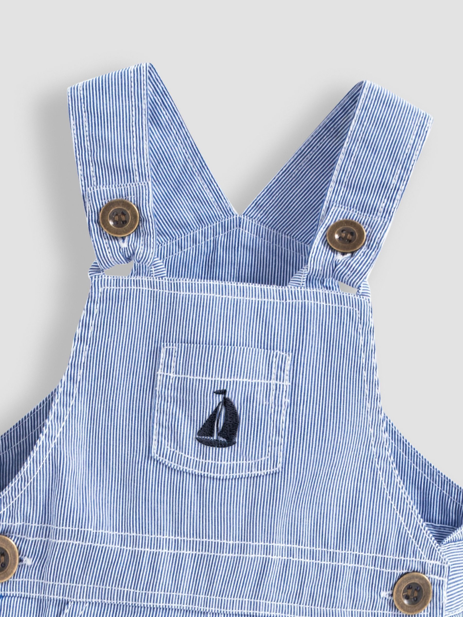 Blue Boat Stripe Dungarees - Image 5 of 5