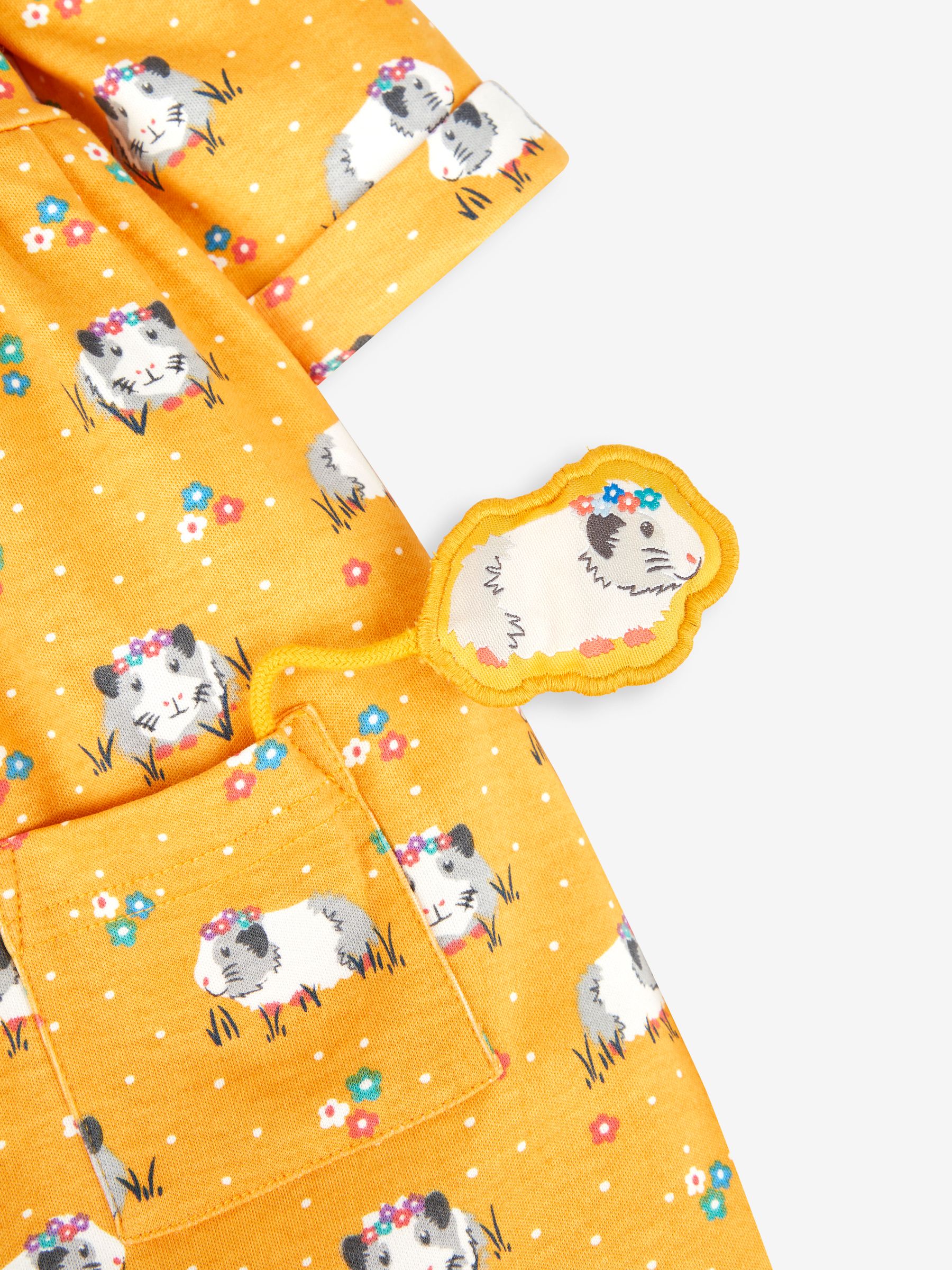 Mustard Yellow Guinea Pig Button Front Dress - Image 4 of 4