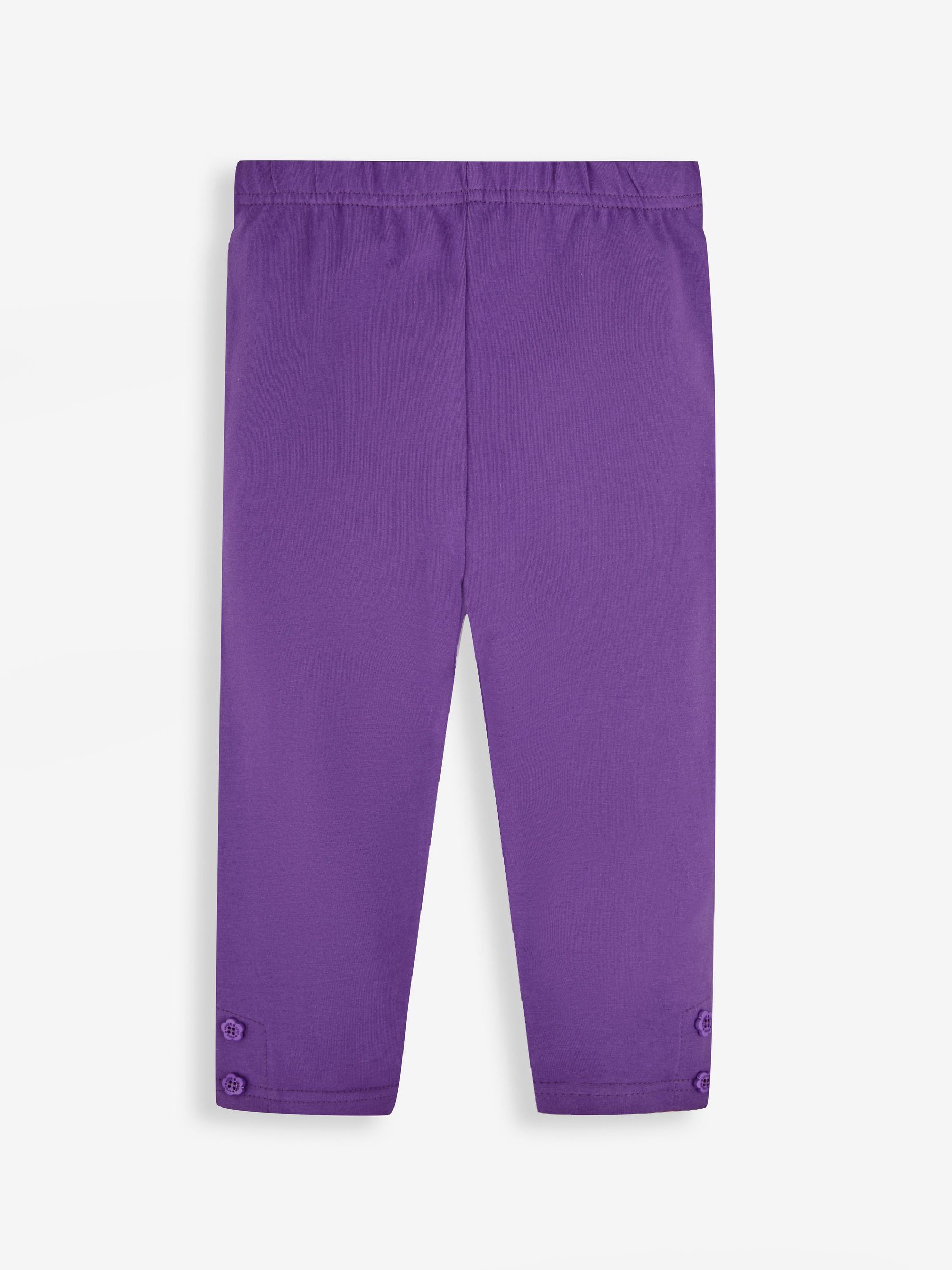 Green Dino & Purple Girls' 2-Pack Leggings - Image 3 of 5