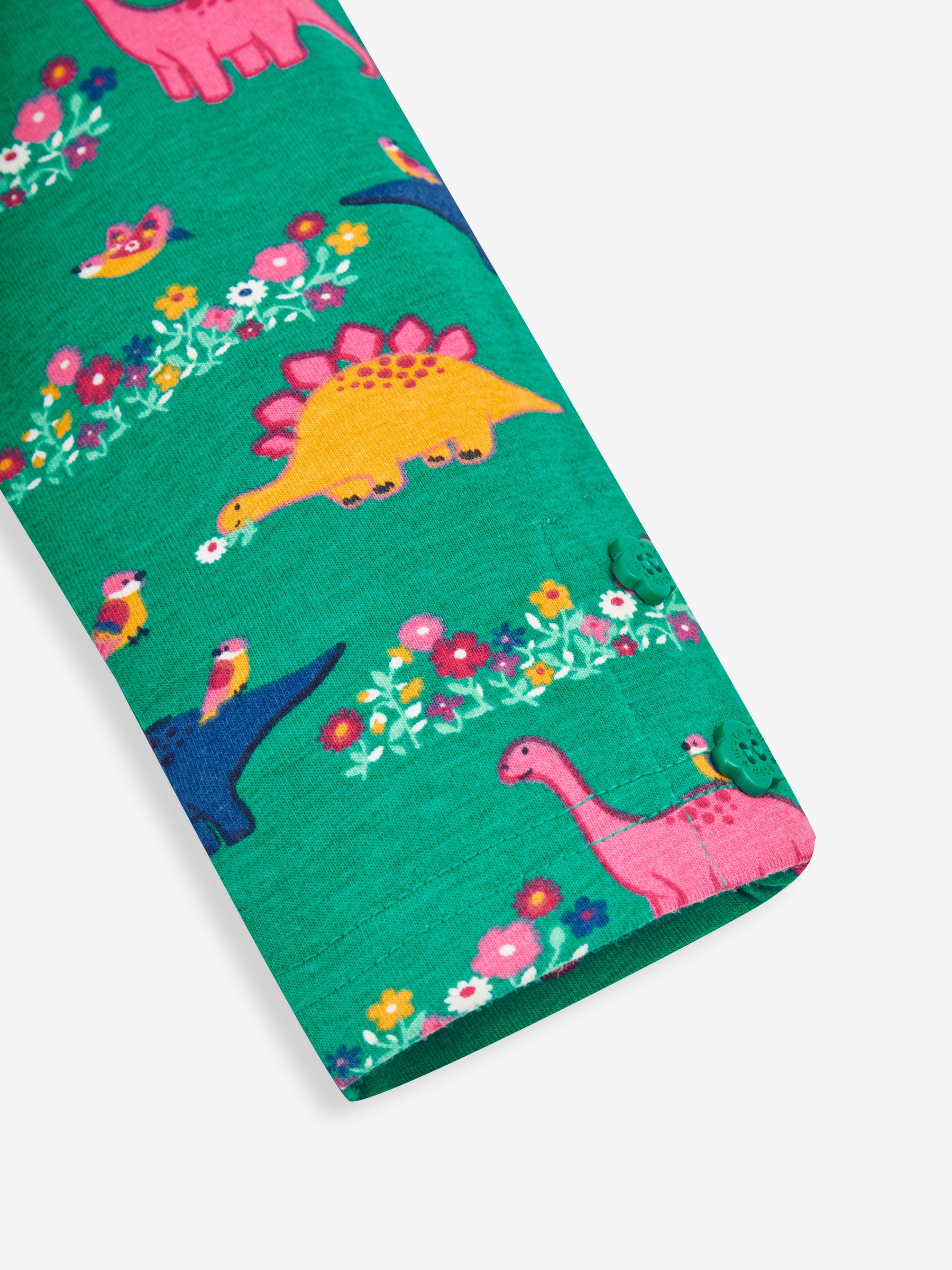 Green Dino & Purple Girls' 2-Pack Leggings - Image 4 of 5
