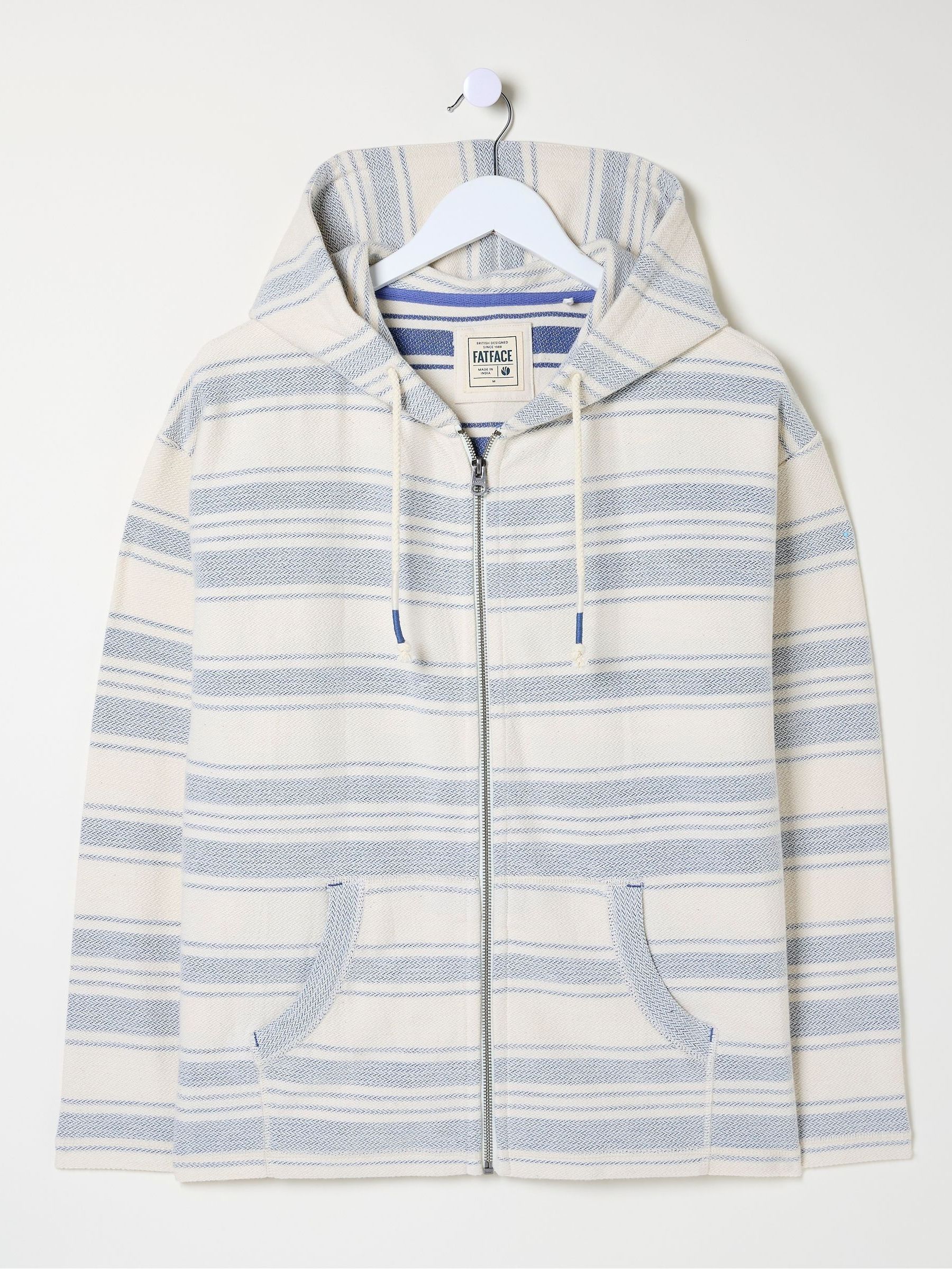 Multi Daisy Textured Zip Through Hoodie - Image 5 of 5 Multi Daisy Textured Zip Through Hoodie - Image 5 of 5