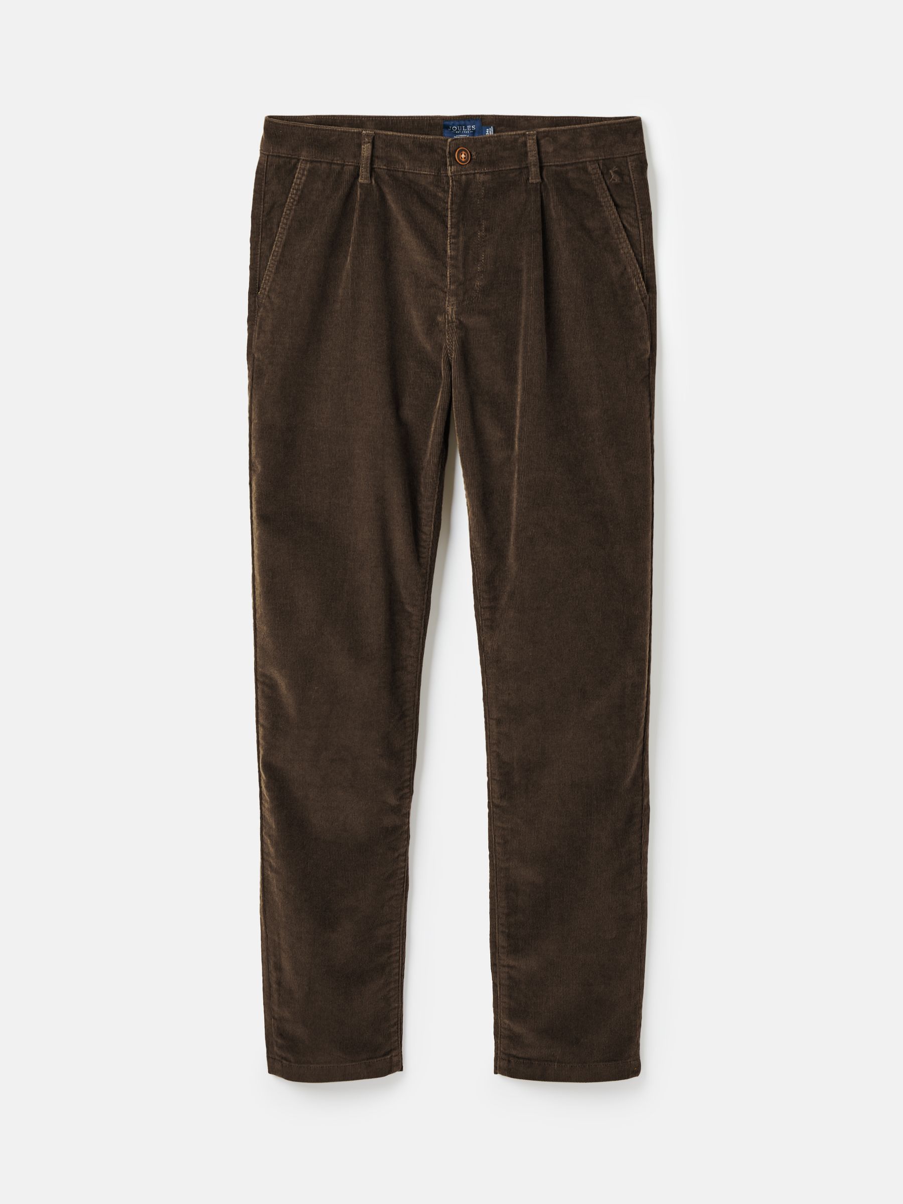 Cord Brown Straight Leg Corduroy Trousers - Image 1 of 1