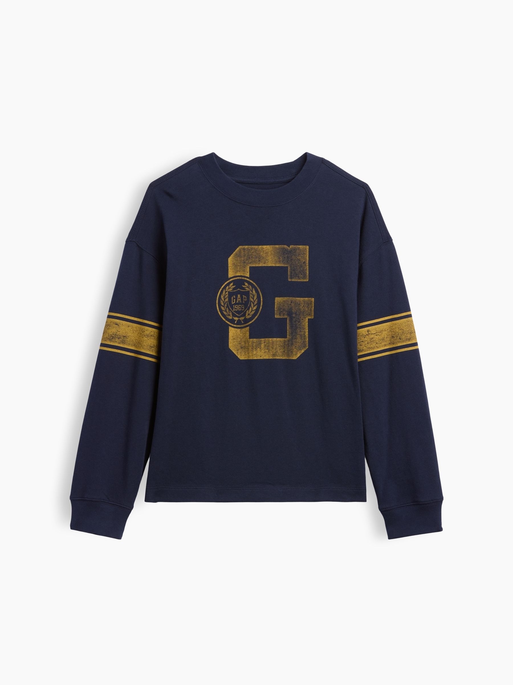Navy Heavyweight Oversized Graphic T-Shirt - Image 4 of 5