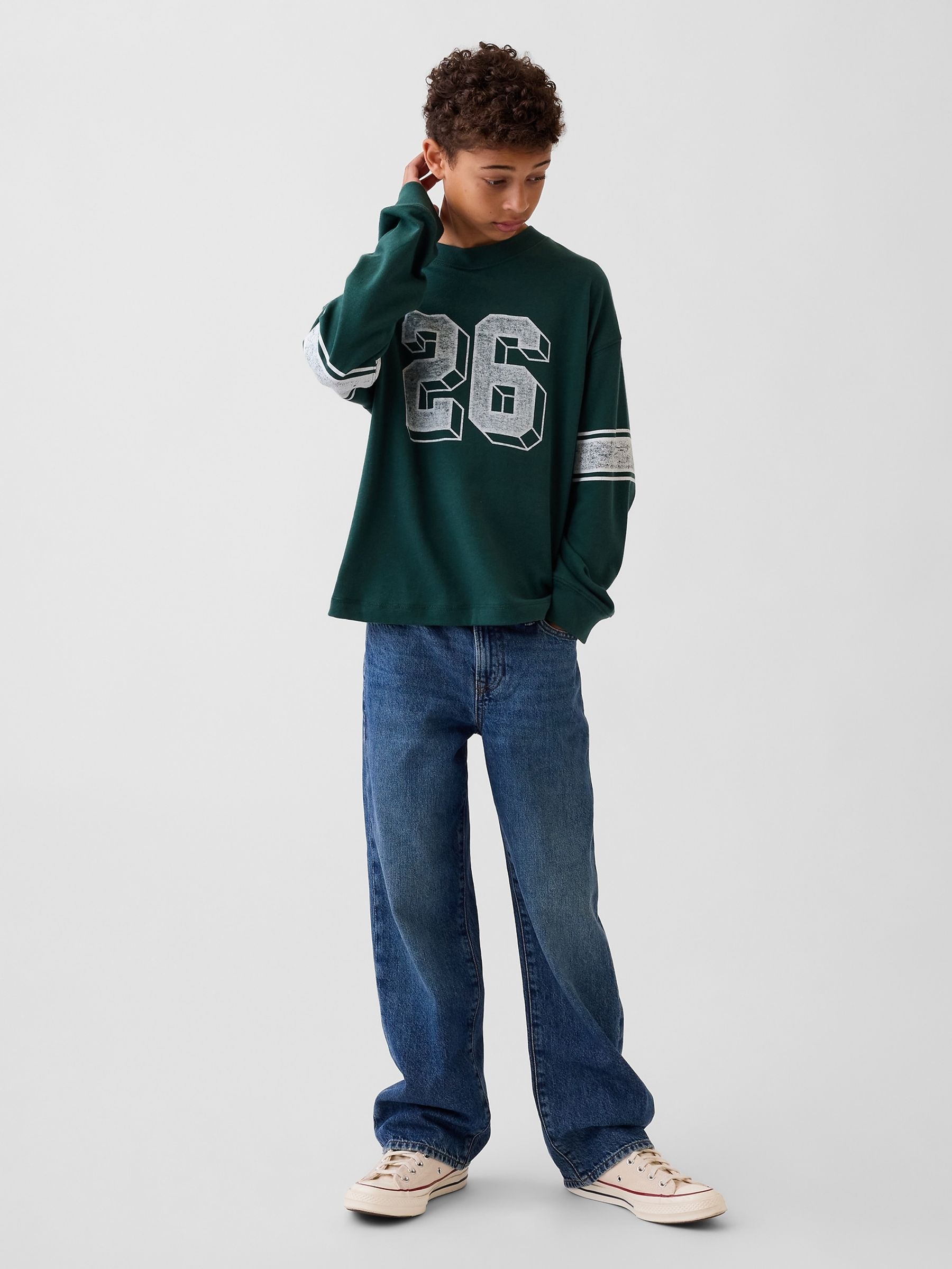 Green Heavyweight Oversized Graphic T-Shirt - Image 3 of 5