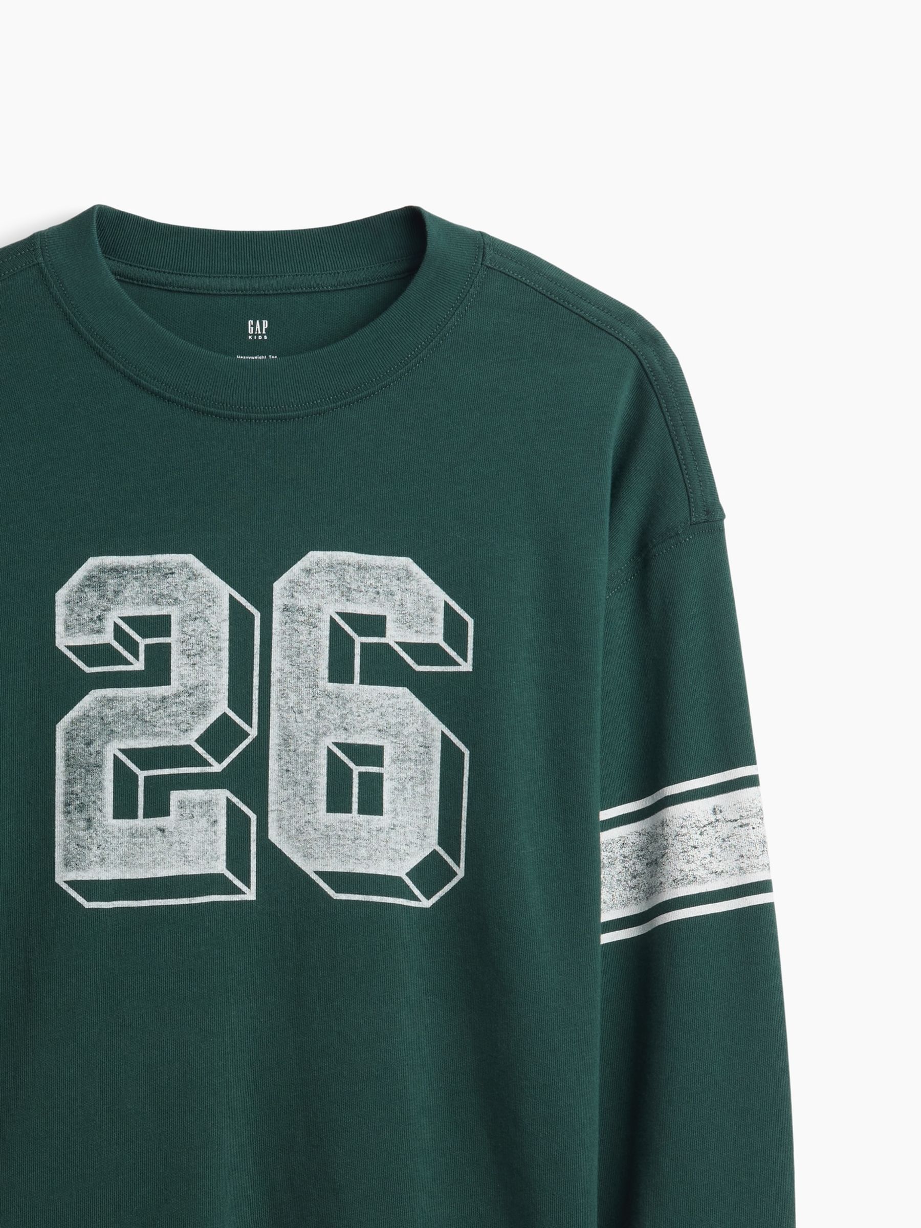 Green Heavyweight Oversized Graphic T-Shirt - Image 4 of 5