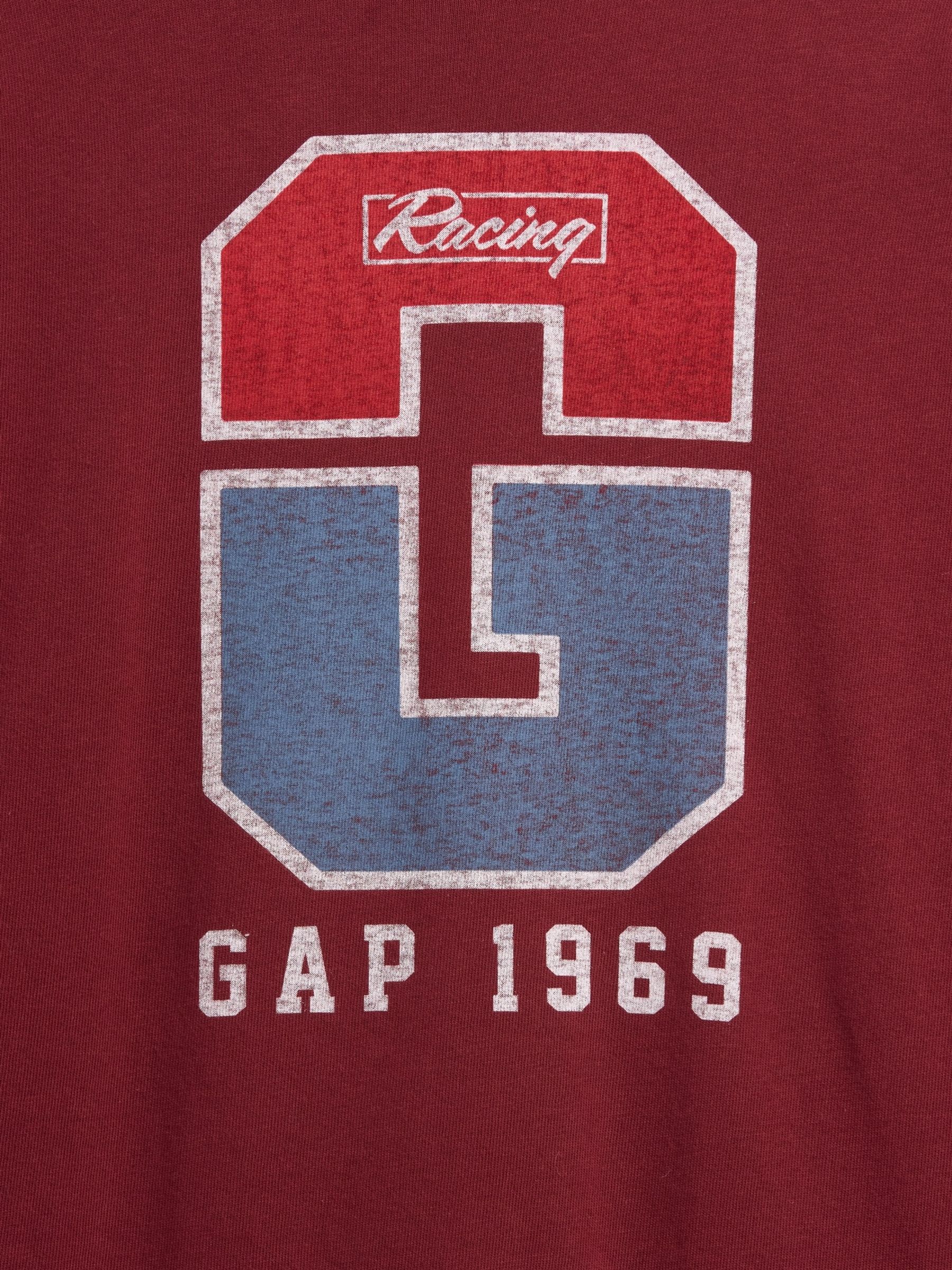 Red Heavyweight Oversized Graphic T-Shirt - Image 5 of 5
