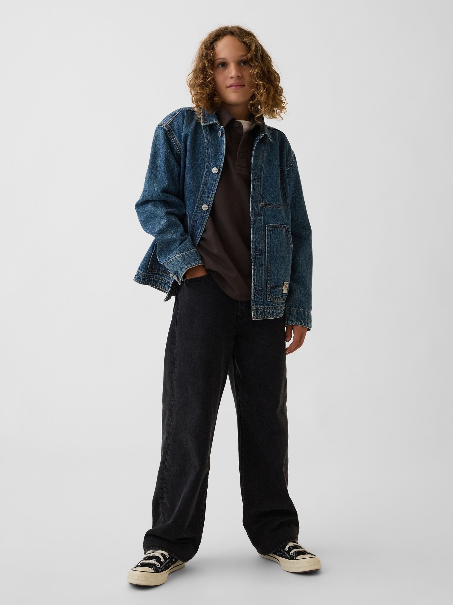 Brown Heavyweight Relaxed Polo Shirt - Image 3 of 5
