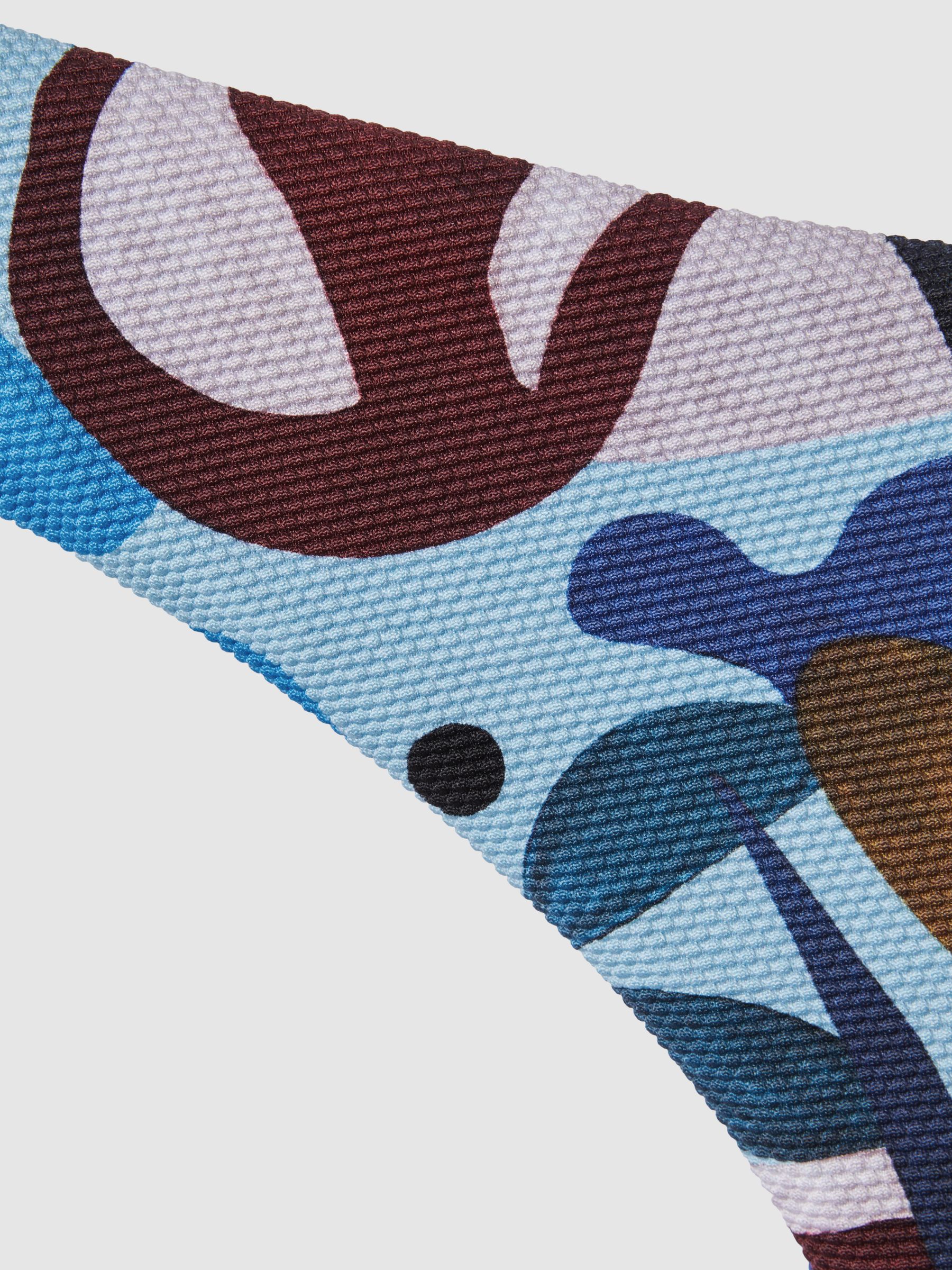 FELLA High Cut Bikini Bottoms in Blue Multi - Image 5 of 5