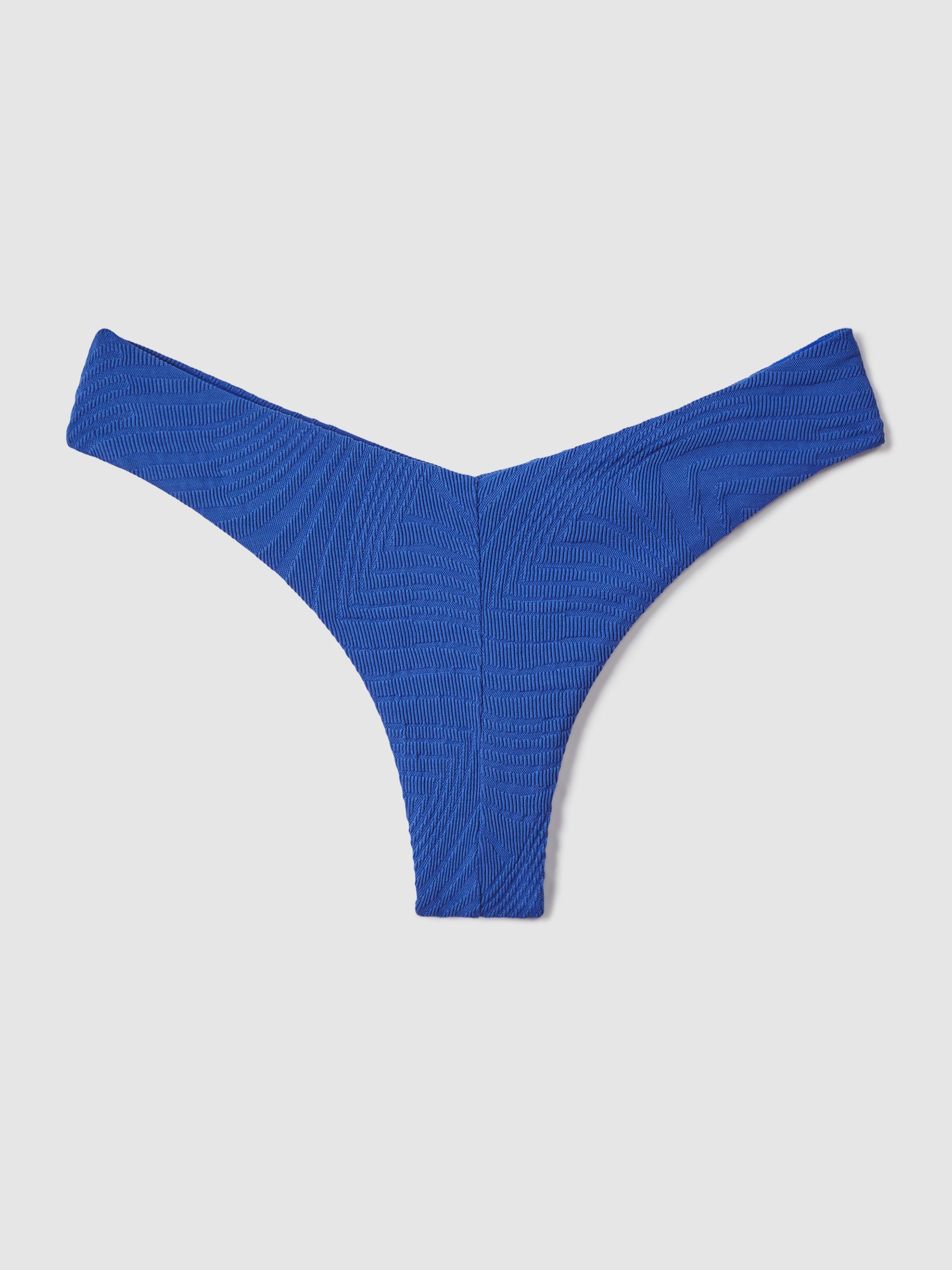 FELLA High Cut Bikini Bottoms in Blue - Image 2 of 5