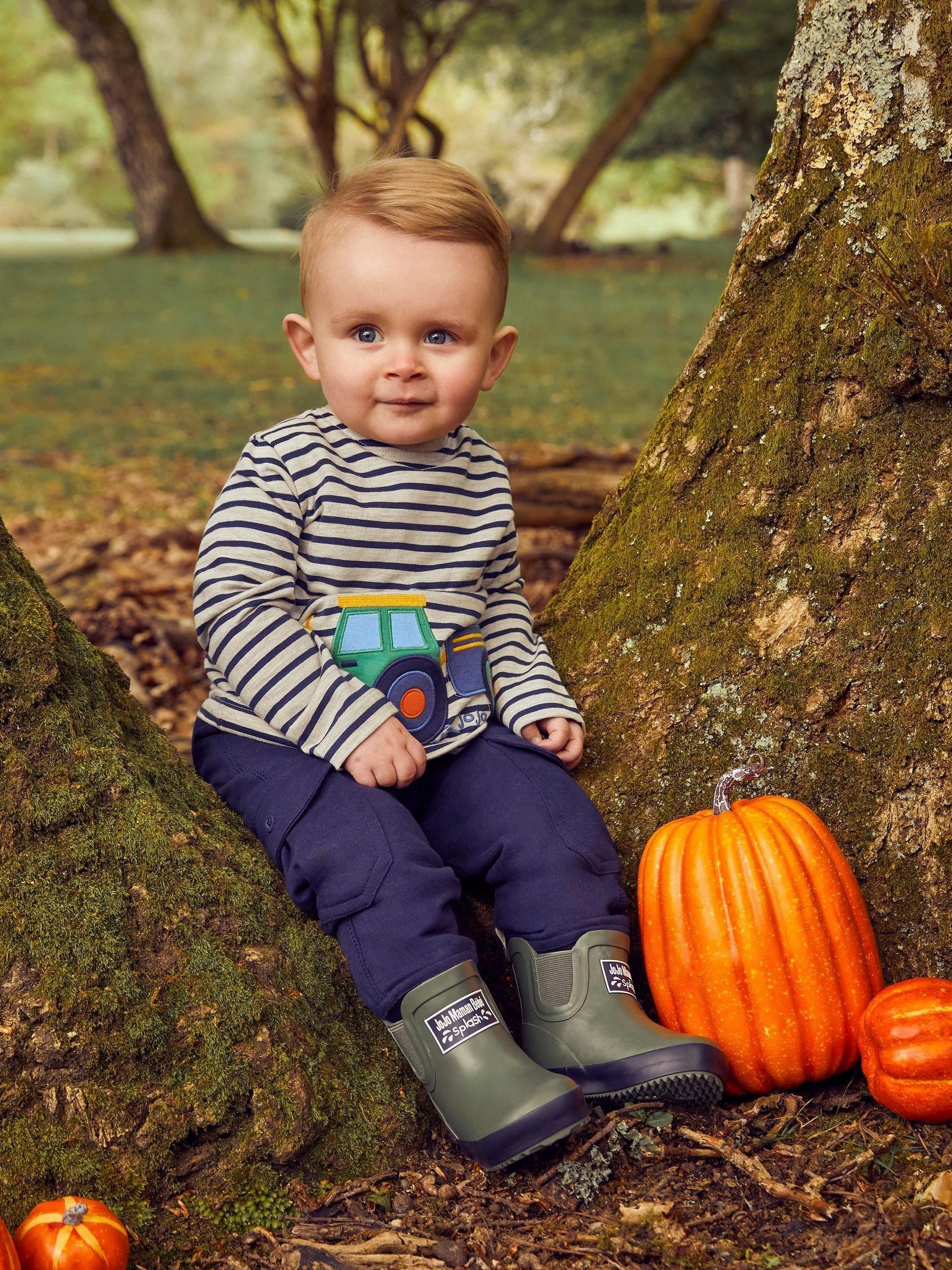Natural Boys' Tractor & Trailer Appliqué With Pet In Pocket Top - Image 2 of 6