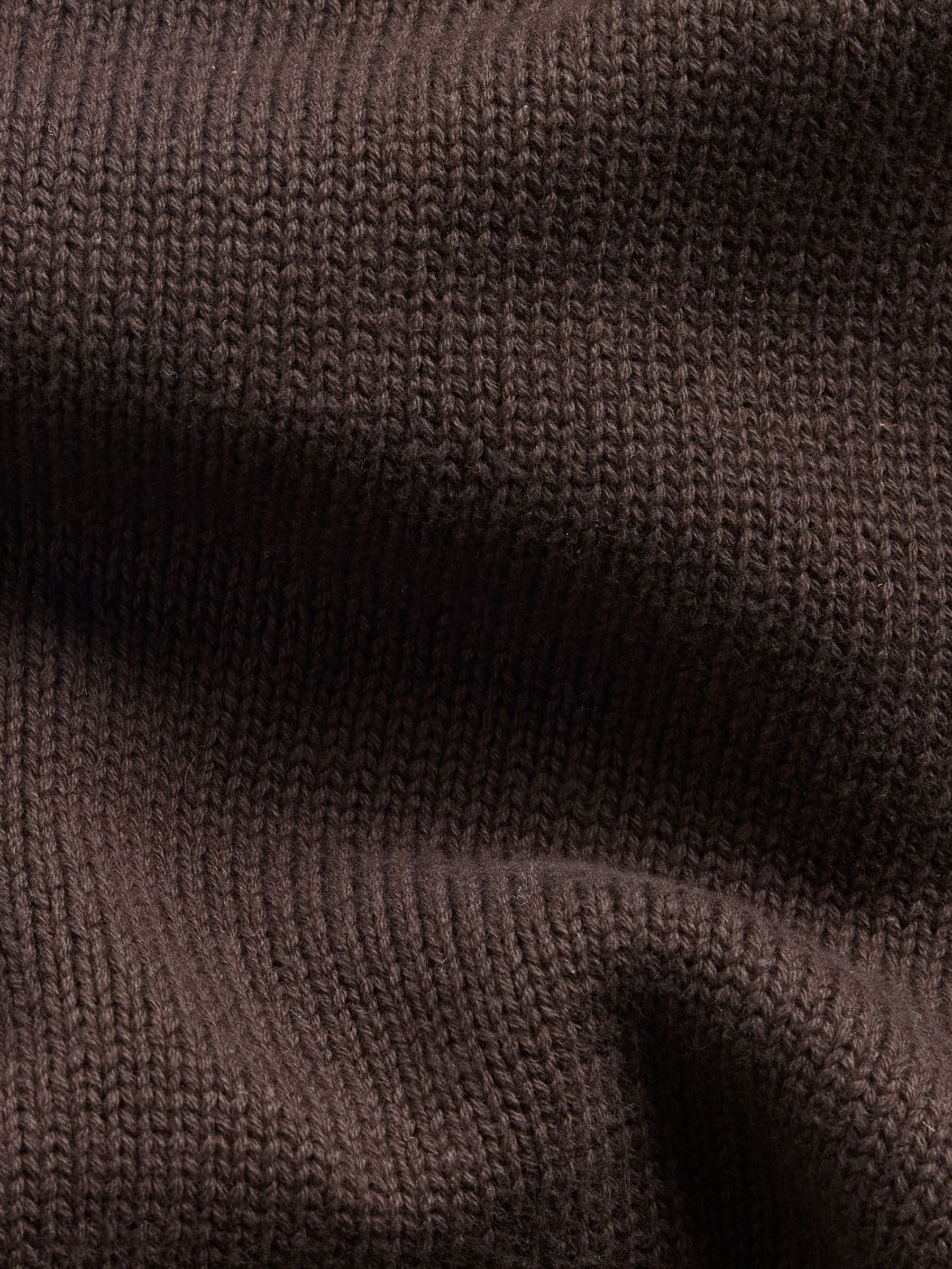 Chocolate Brown Drawcord Hood Hat - Image 3 of 3 Chocolate Brown Drawcord Hood Hat - Image 3 of 3