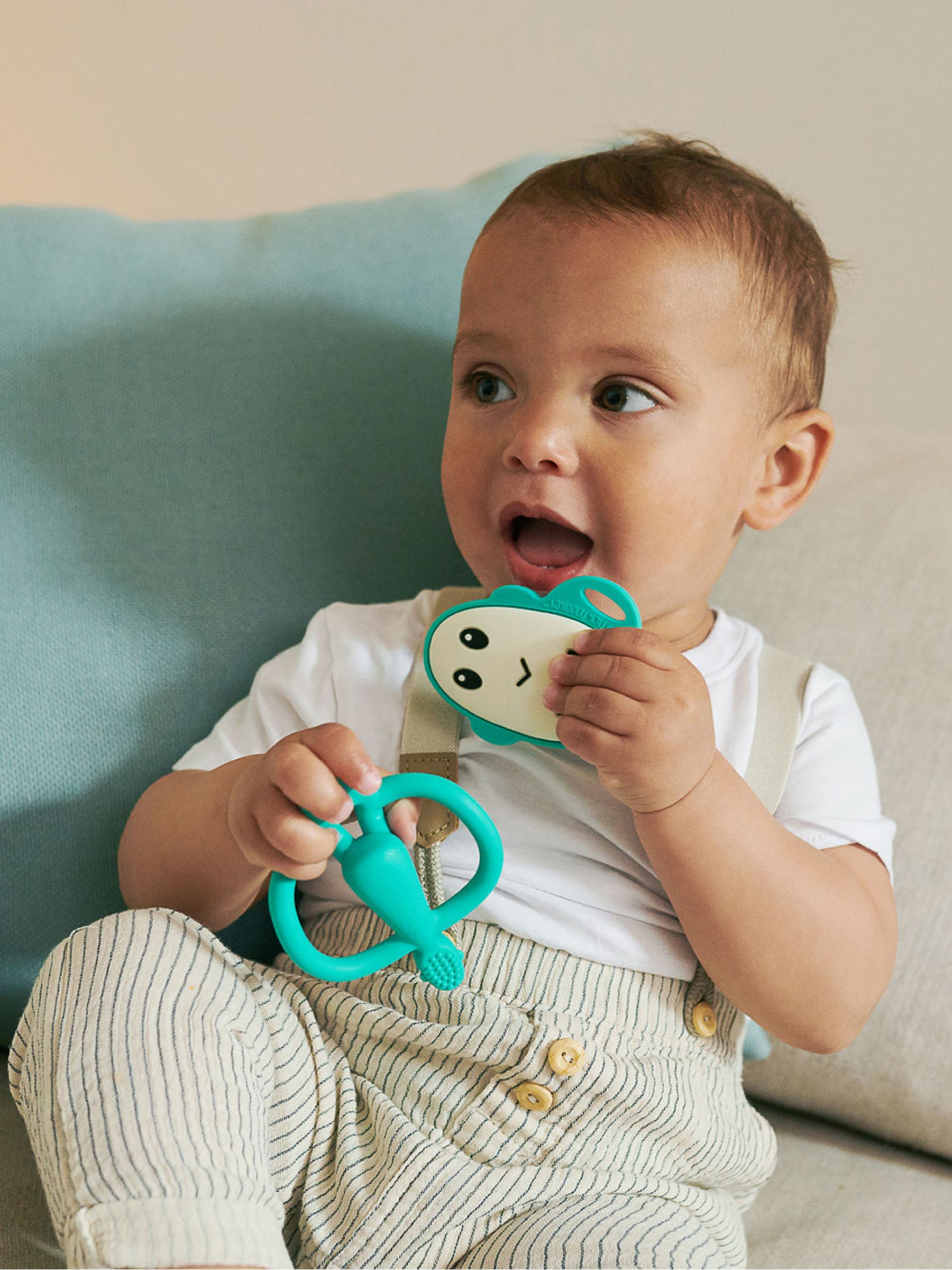 Matchstick Monkey Green Monkey Teether Starter Set - Image 4 of 6