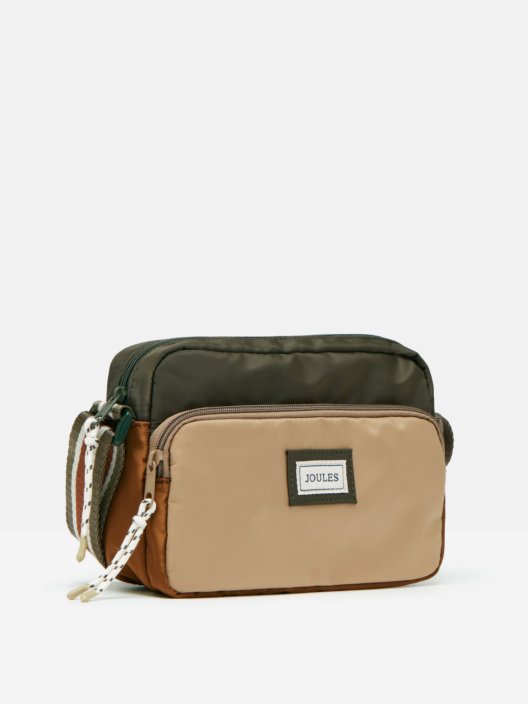 Marlow Khaki Green Lightweight Cross Body Bag - Image 4 of 7