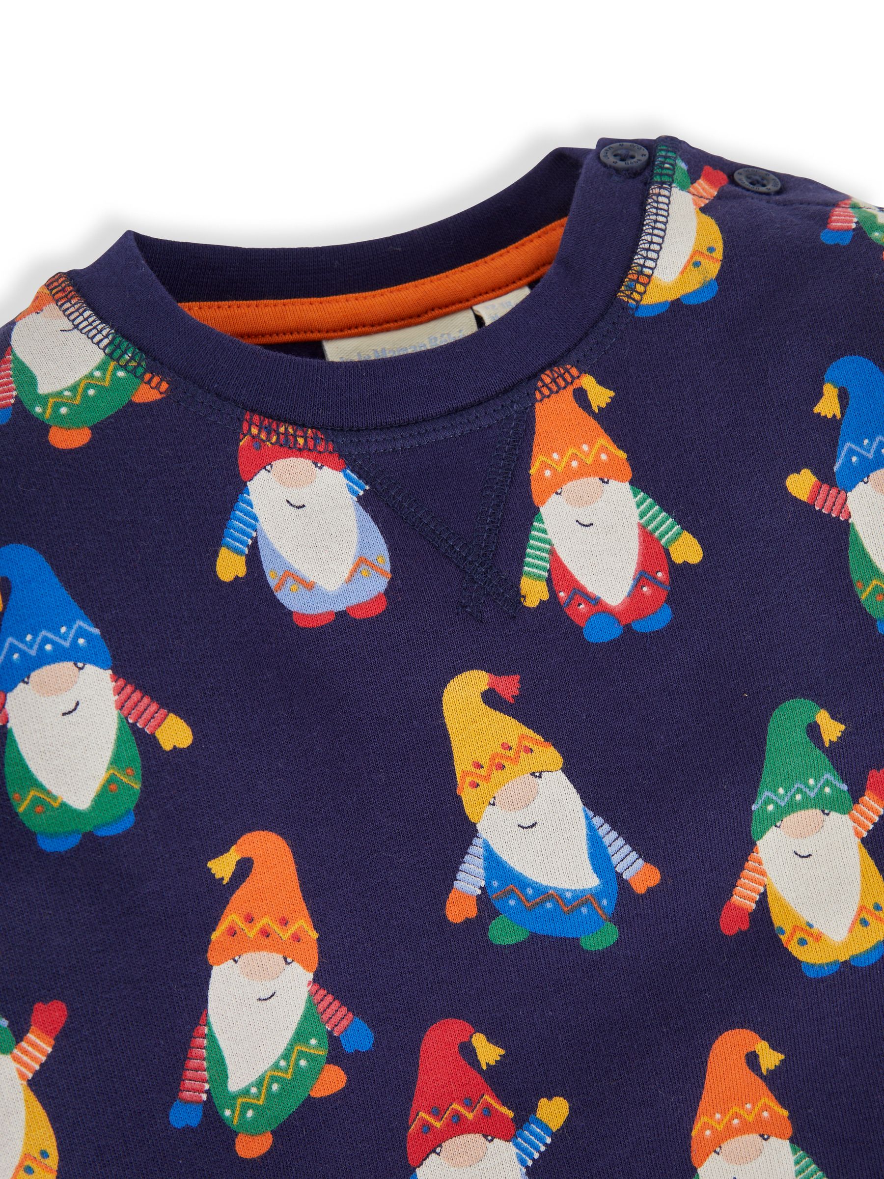 Navy Blue Gonks Gonks Appliqué Sweatshirt - Image 4 of 4