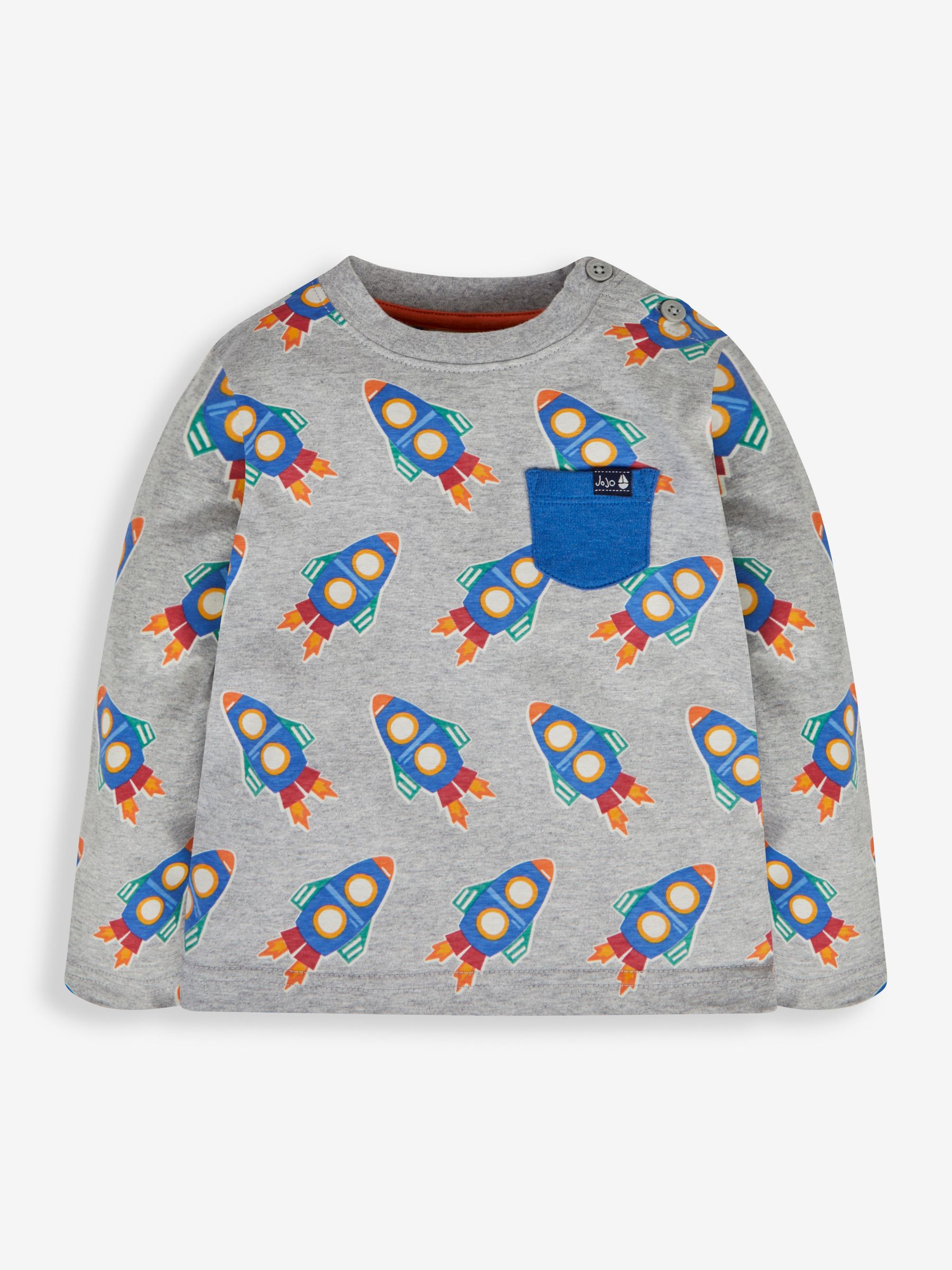 Marl Grey Boys' Rocket & Plain Tops - Image 2 of 5