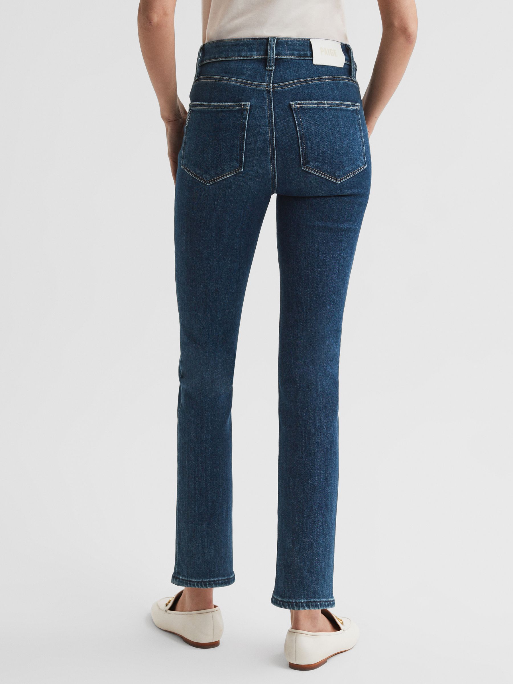 Paige High Rise Cropped Jeans in Soleil - Image 4 of 4