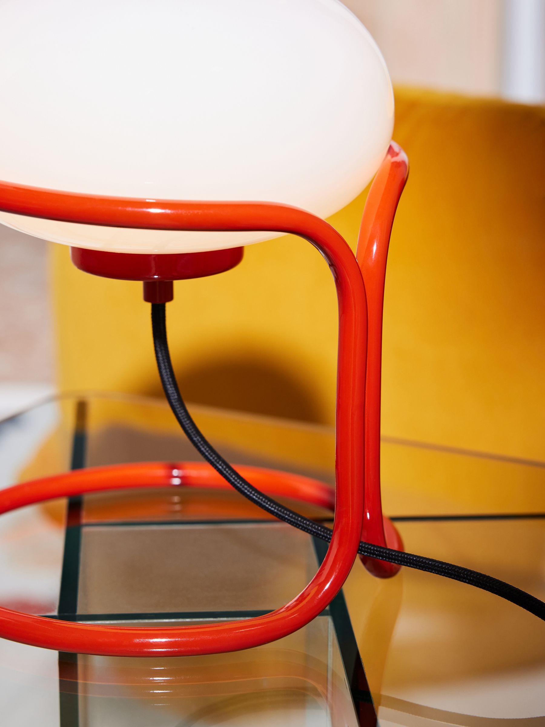 Piper Table Lamp in Red - Image 2 of 3